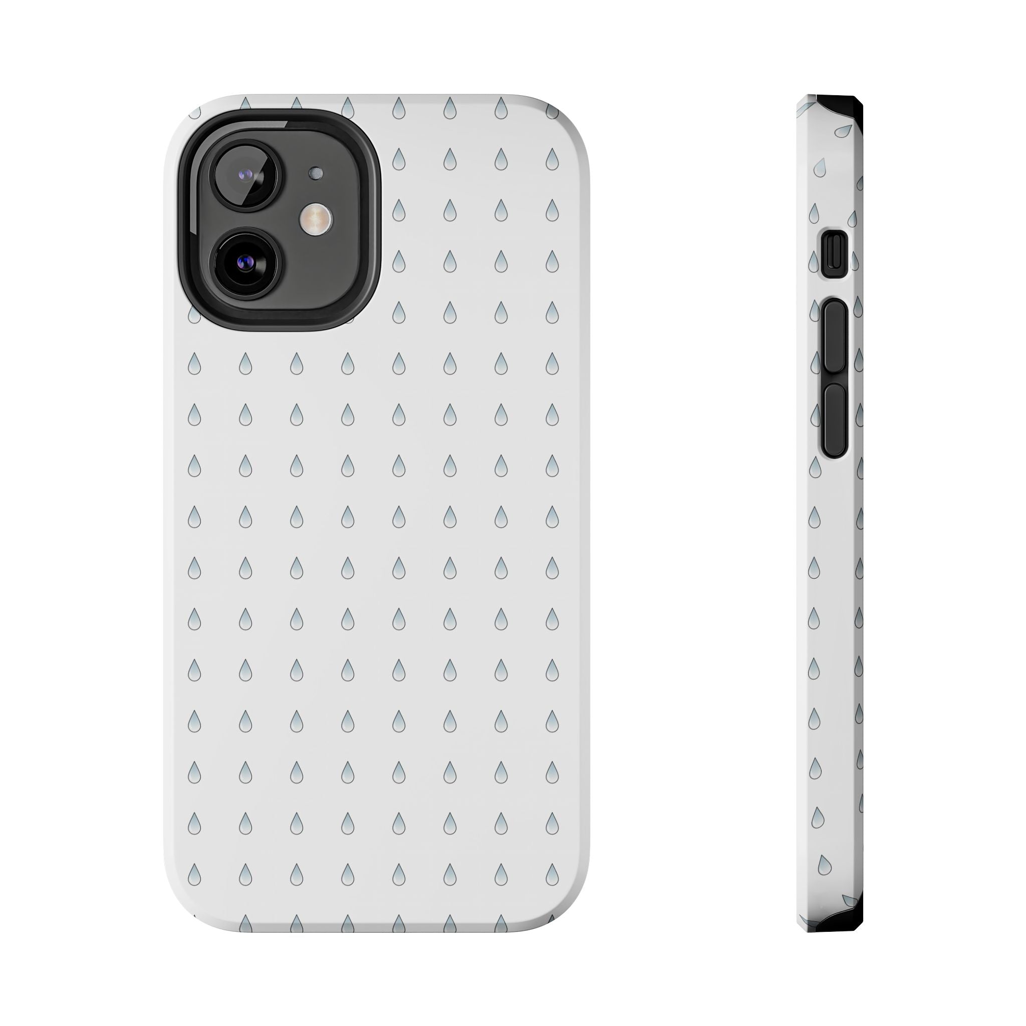 Tough Phone Case — Minimal Raindrop Protective Cover