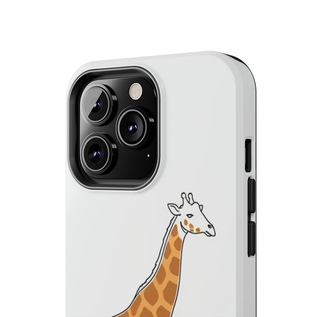 Giraffe Tough Phone Case — Cute Safari Animal Protective Cover