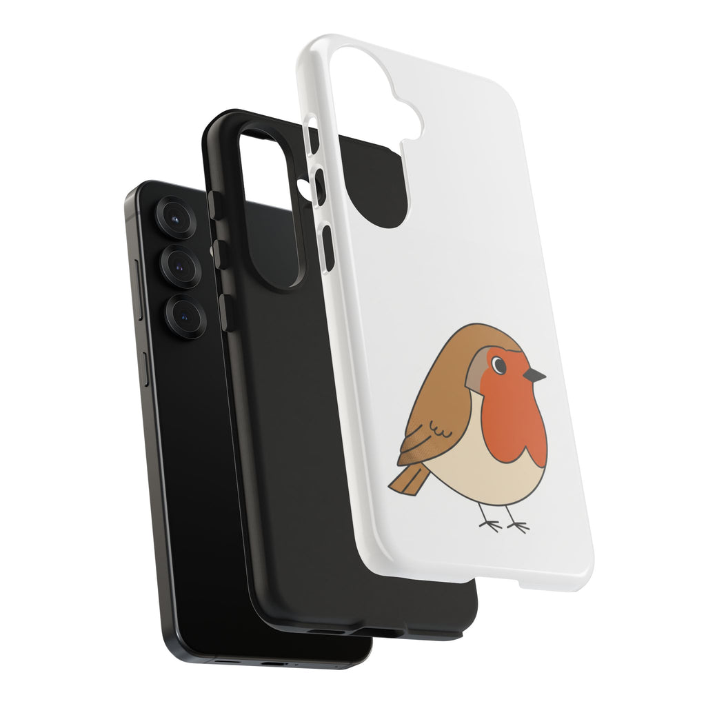 Cute Robin Tough Phone Case — Protective Bird iPhone Case