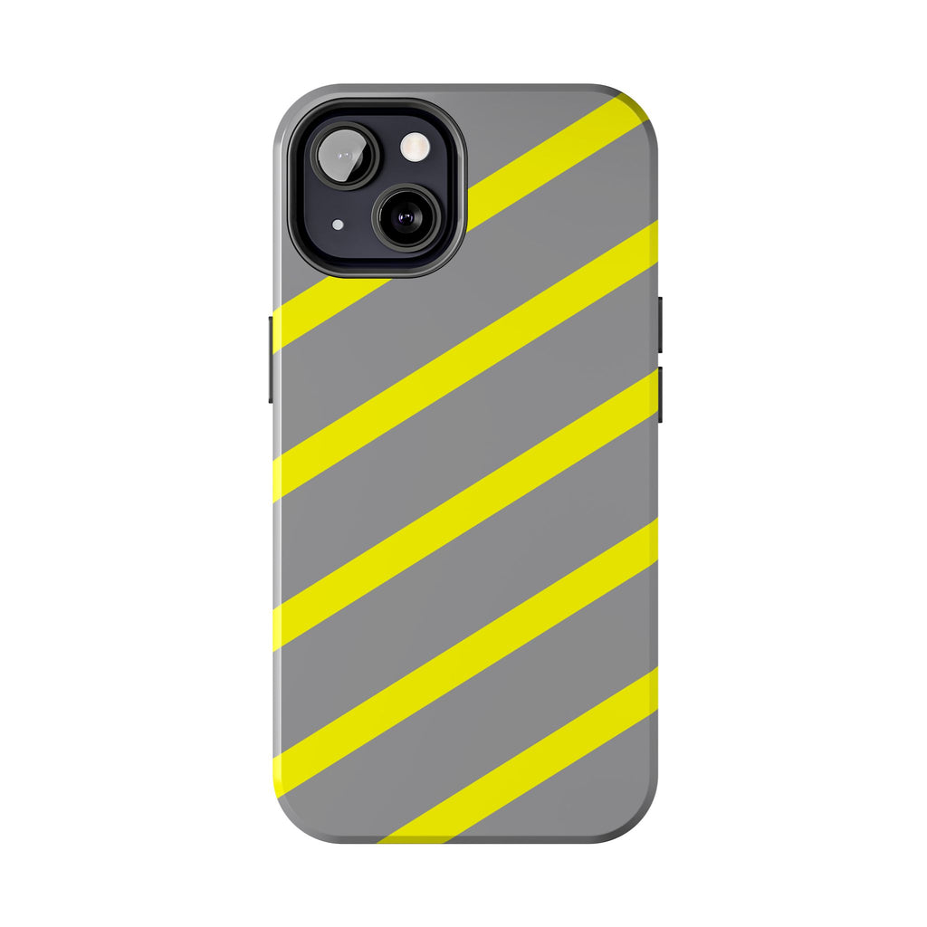 Copy of Tough Phone Case — Blue Diagonal Stripe Shockproof Cover
