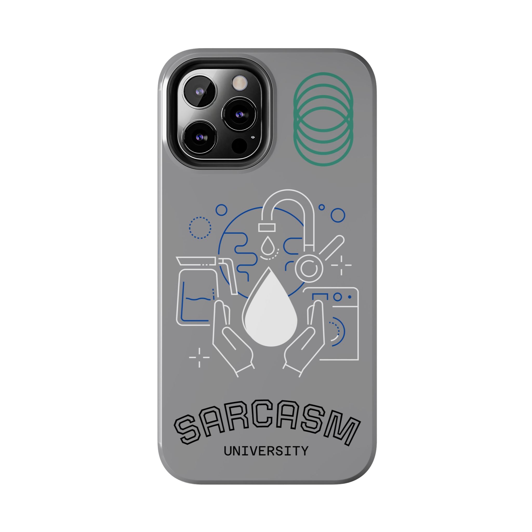 Sarcasm University Tough Phone Case — Scientific Lab Drop Design