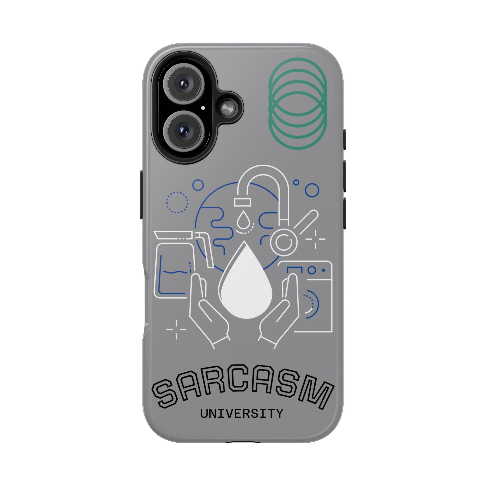 Sarcasm University Tough Phone Case — Scientific Lab Drop Design