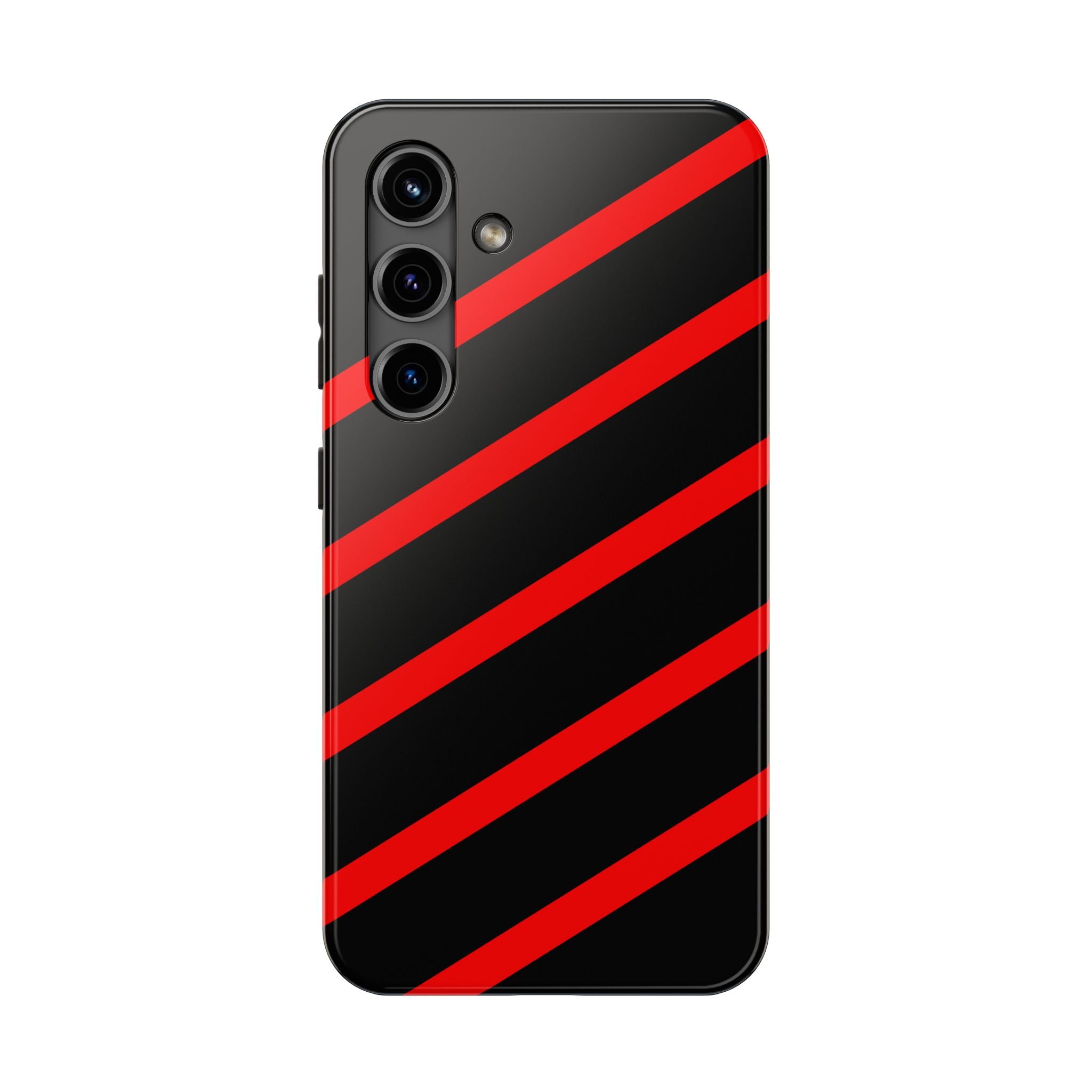 Copy of Tough Phone Case — Blue Diagonal Stripe Shockproof Cover