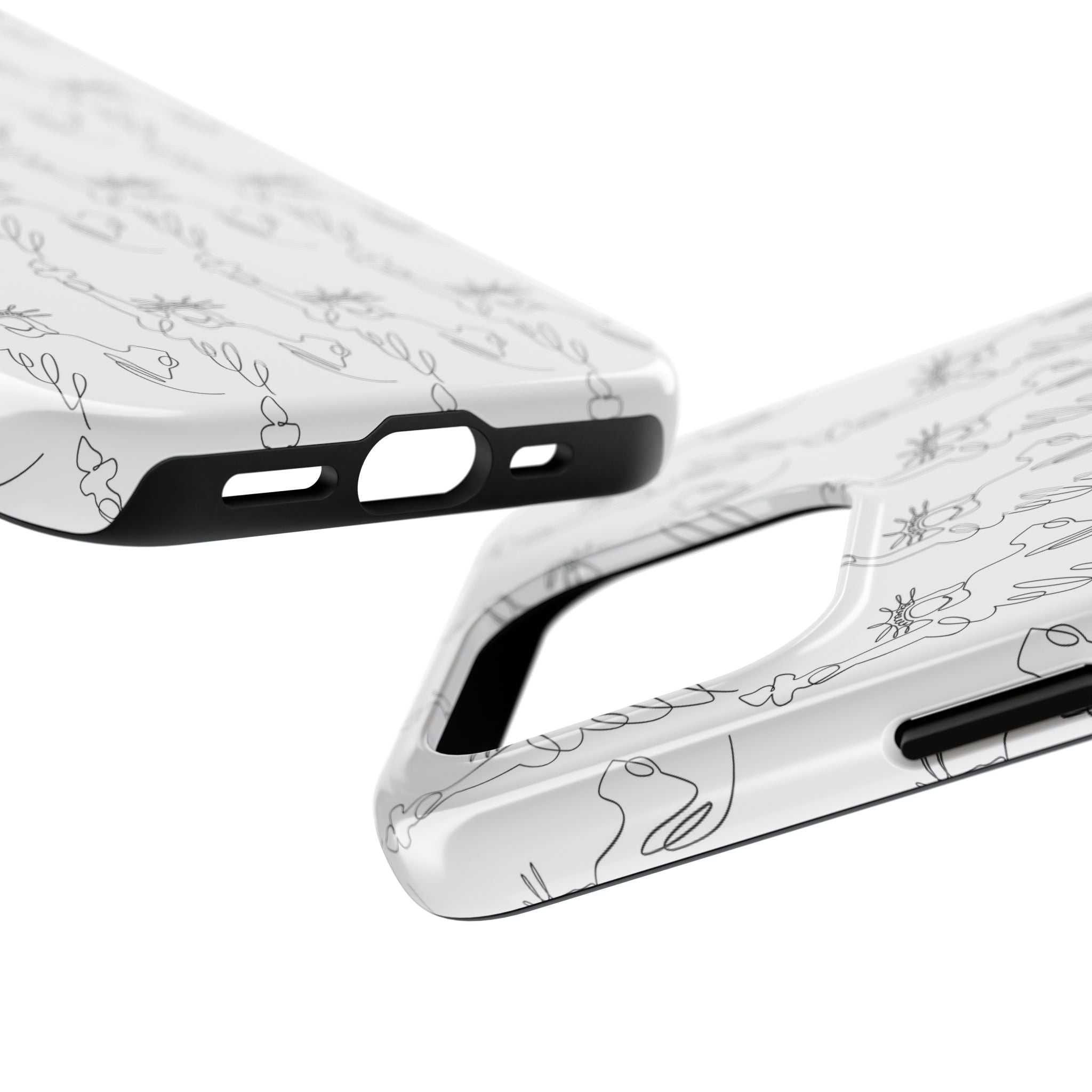 Statue of Liberty Sketch Tough Phone Case — Minimal Patriotic iPhone Cover
