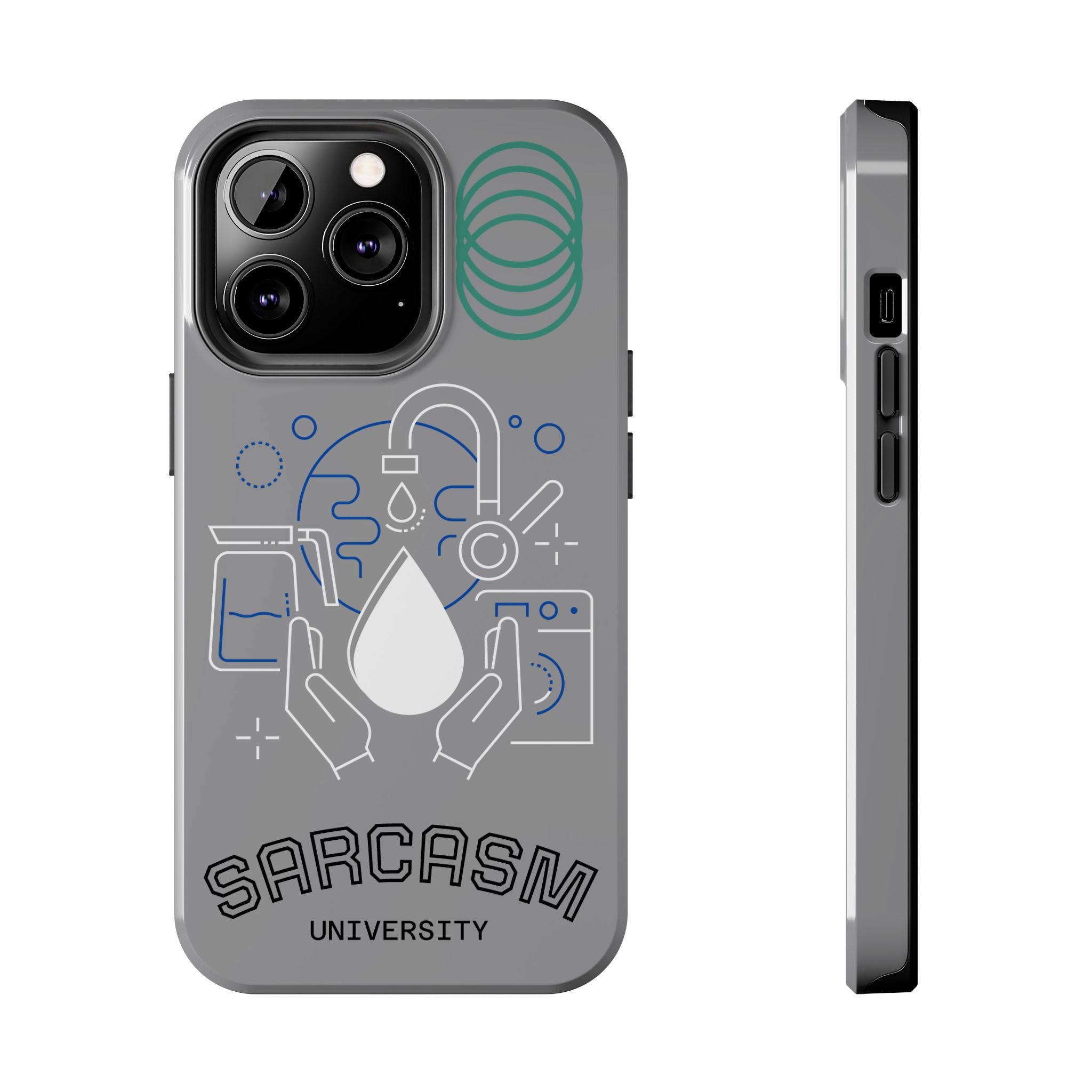 Sarcasm University Tough Phone Case — Scientific Lab Drop Design
