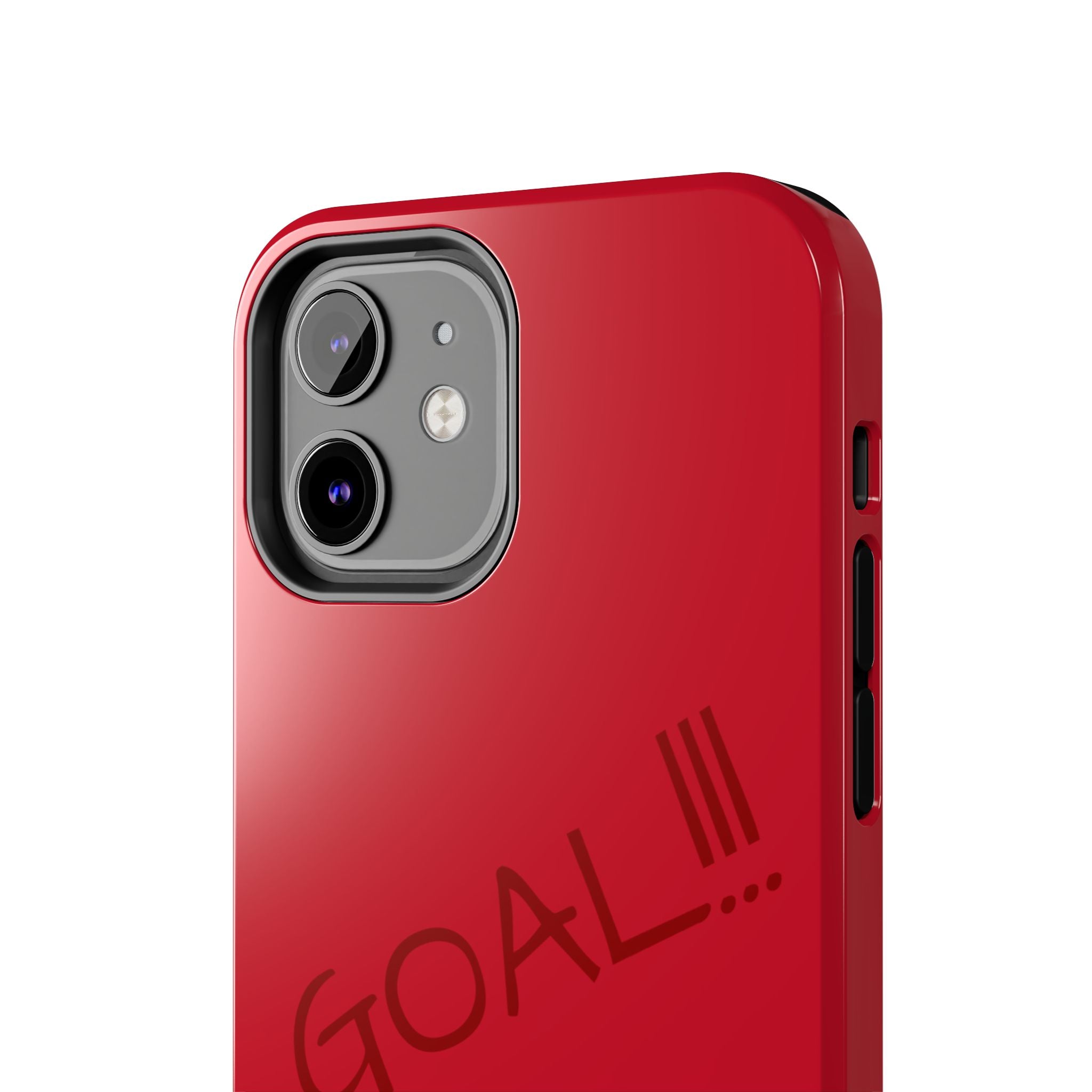 Phone Case — 'GOAL!!!' Cartoon Soccer Player Tough Protective Case