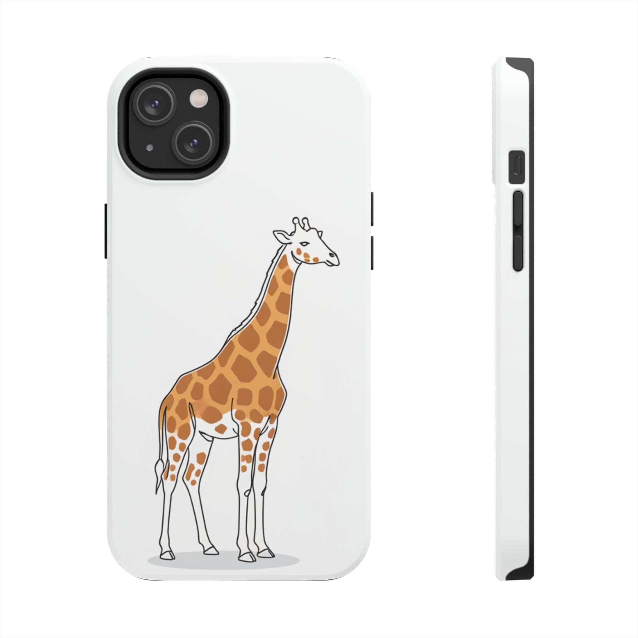 Giraffe Tough Phone Case — Cute Safari Animal Protective Cover