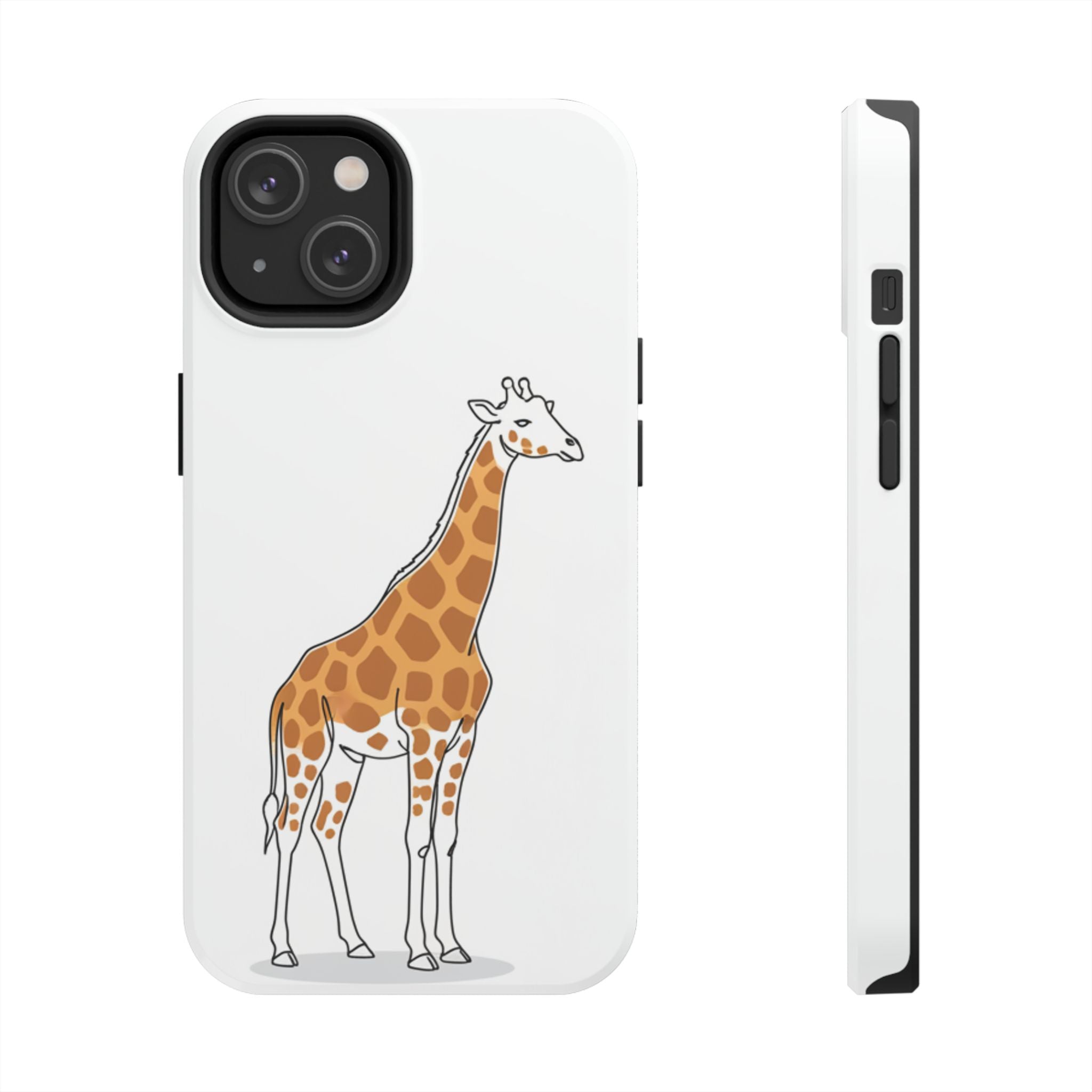 Giraffe Tough Phone Case — Cute Safari Animal Protective Cover