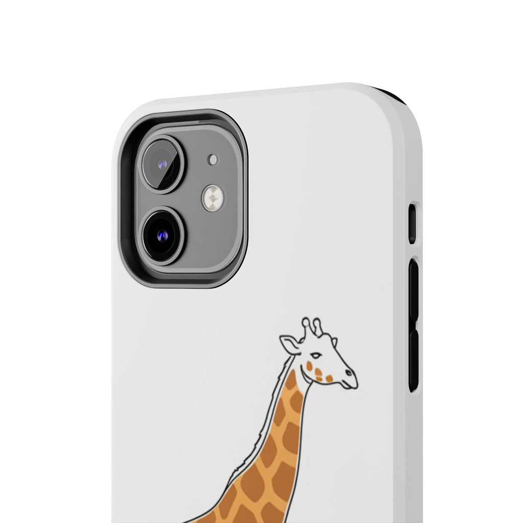 Giraffe Tough Phone Case — Cute Safari Animal Protective Cover