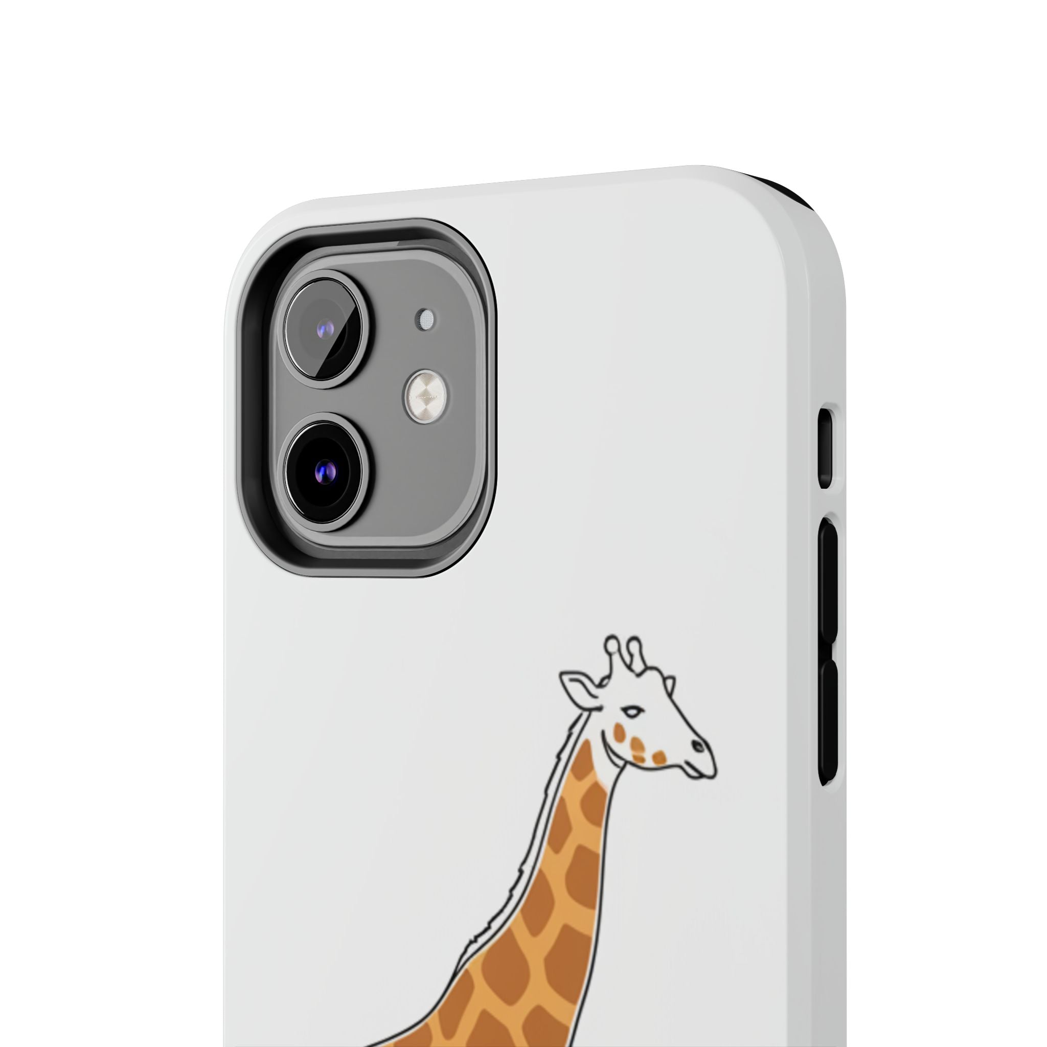 Giraffe Tough Phone Case — Cute Safari Animal Protective Cover