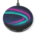 Aurora Night Wireless Charger — Northern Lights Qi Charging Pad