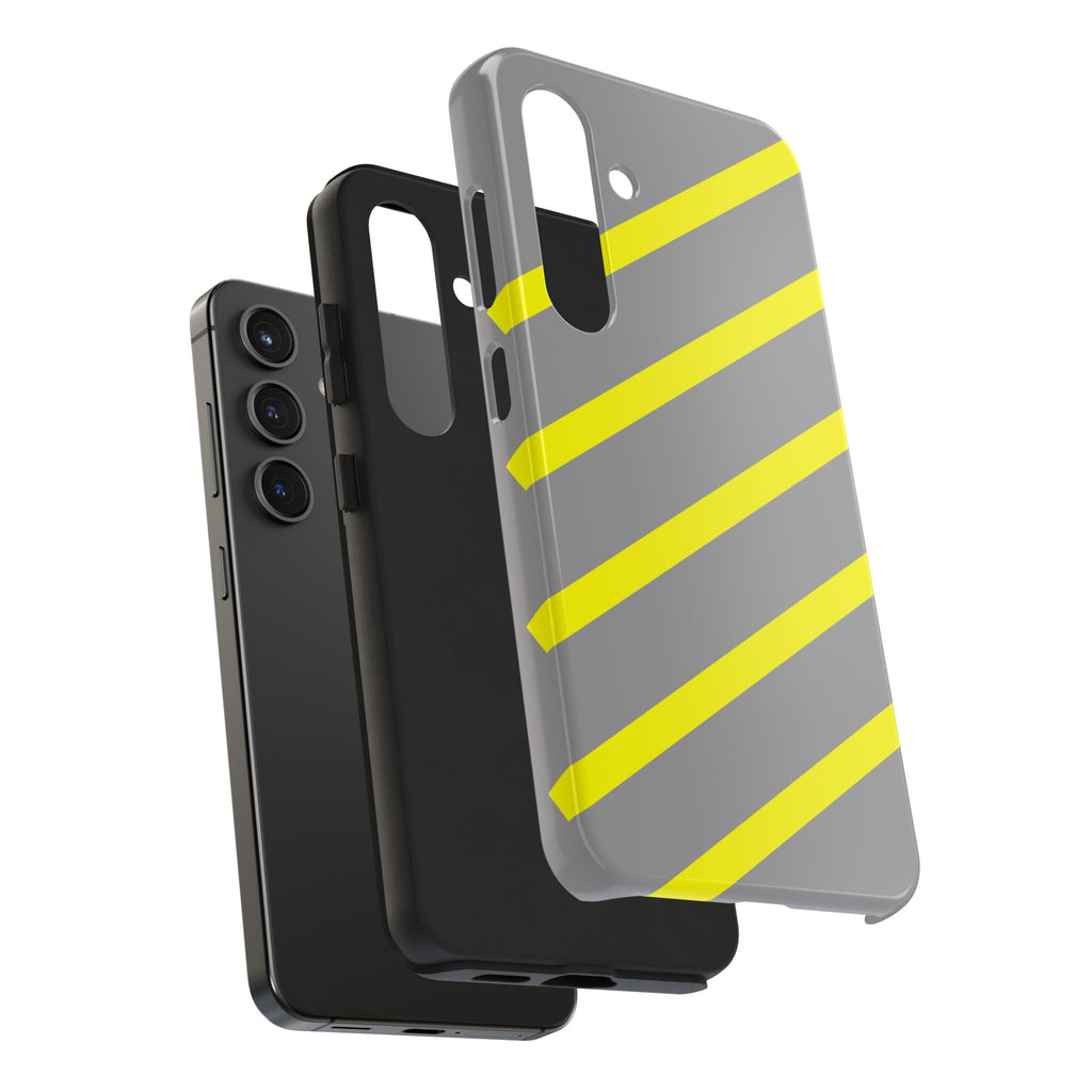Copy of Tough Phone Case — Blue Diagonal Stripe Shockproof Cover