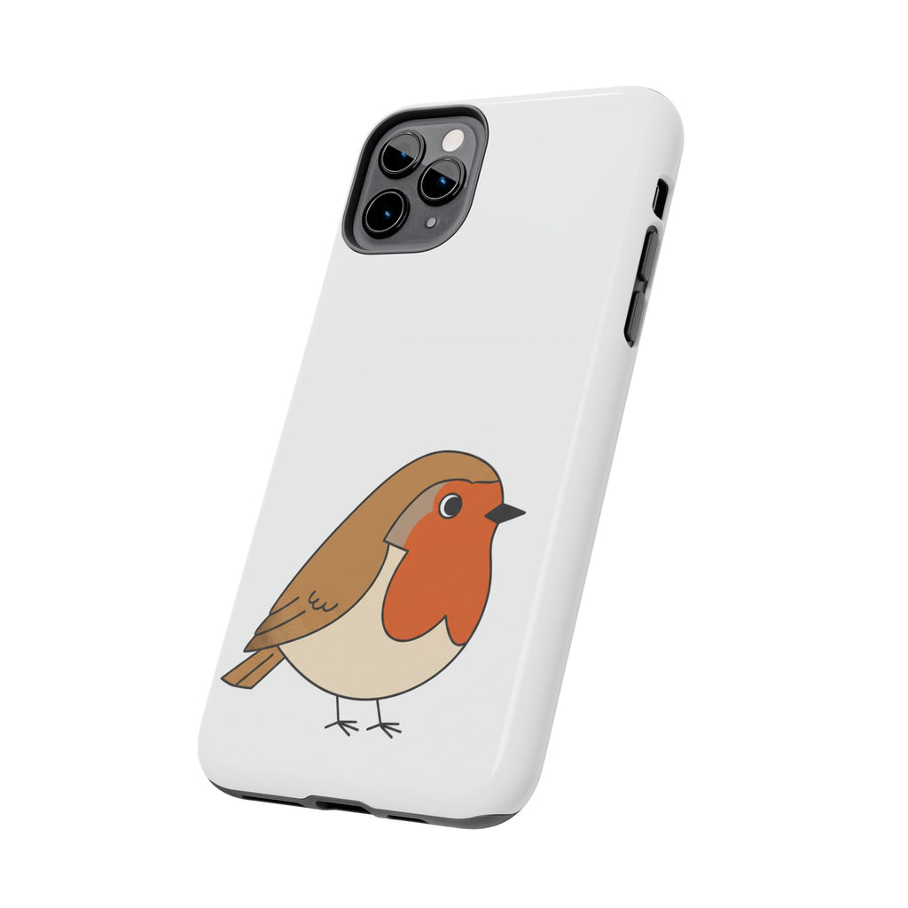 Cute Robin Tough Phone Case — Protective Bird iPhone Case