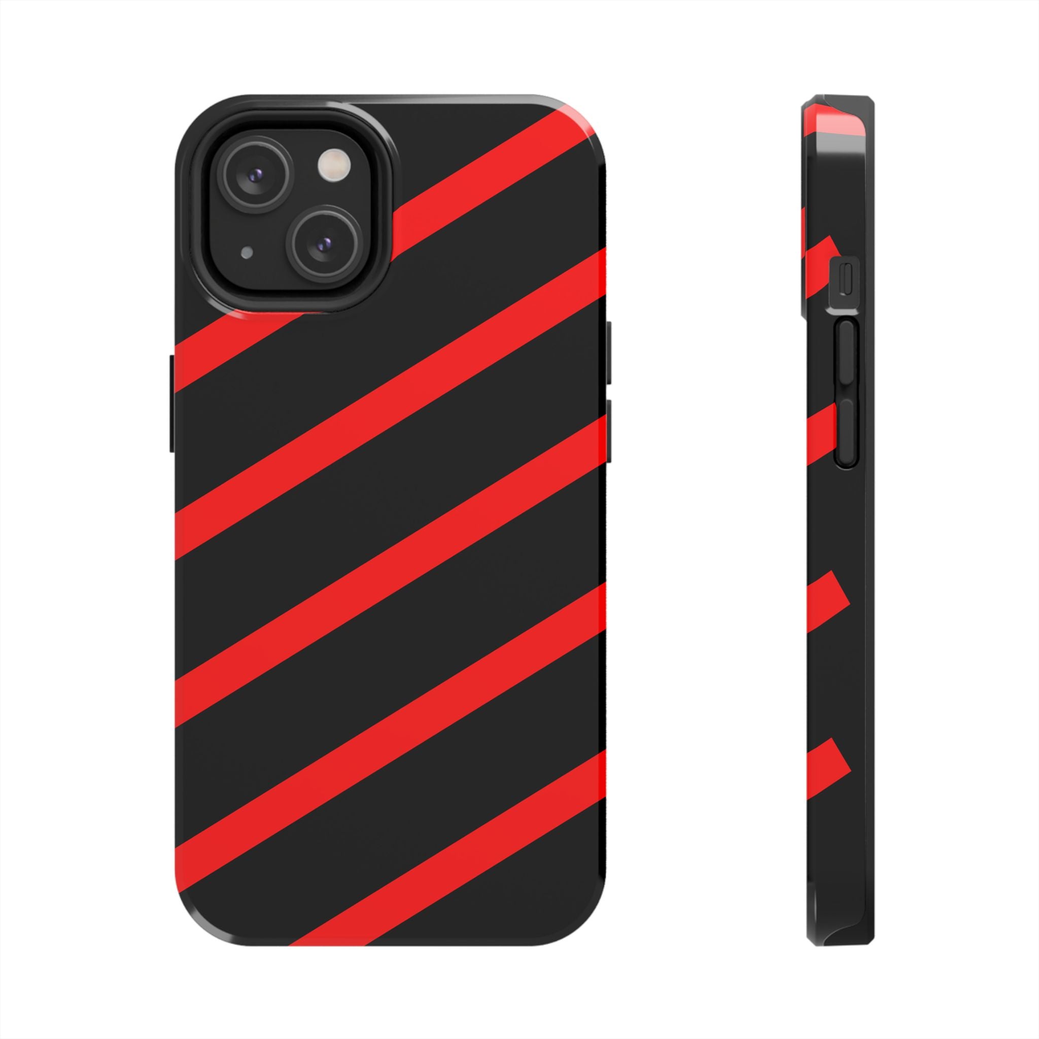 Copy of Tough Phone Case — Blue Diagonal Stripe Shockproof Cover