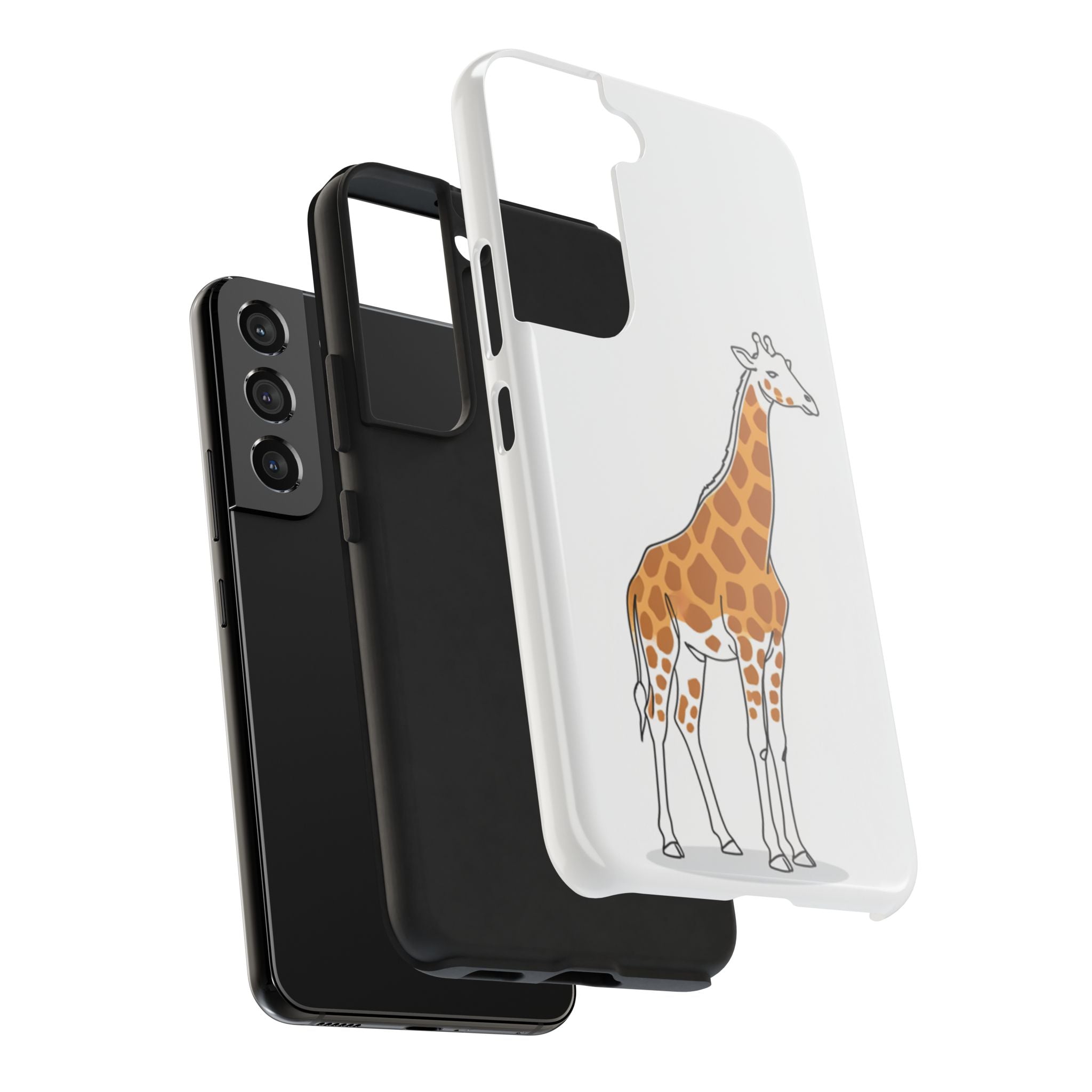 Giraffe Tough Phone Case — Cute Safari Animal Protective Cover