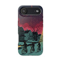 Tough Phone Case — Nostalgic Night Bike Ride Sky Design