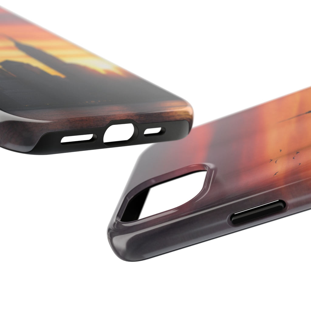Tough Phone Case — NYC Skyline Sunset Protective Cover