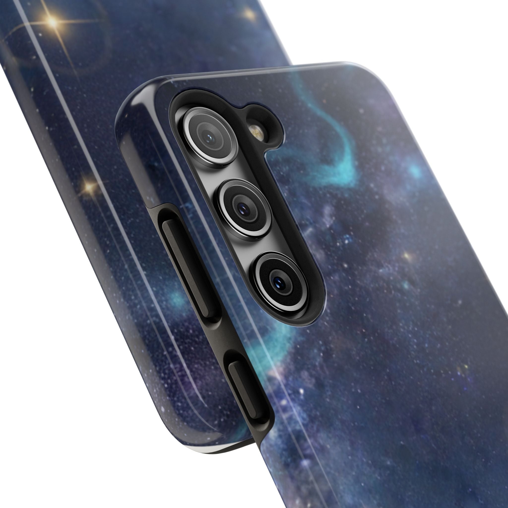 Galaxy Night Sky Tough Phone Case — Starry Landscape Protective Phone Cover
