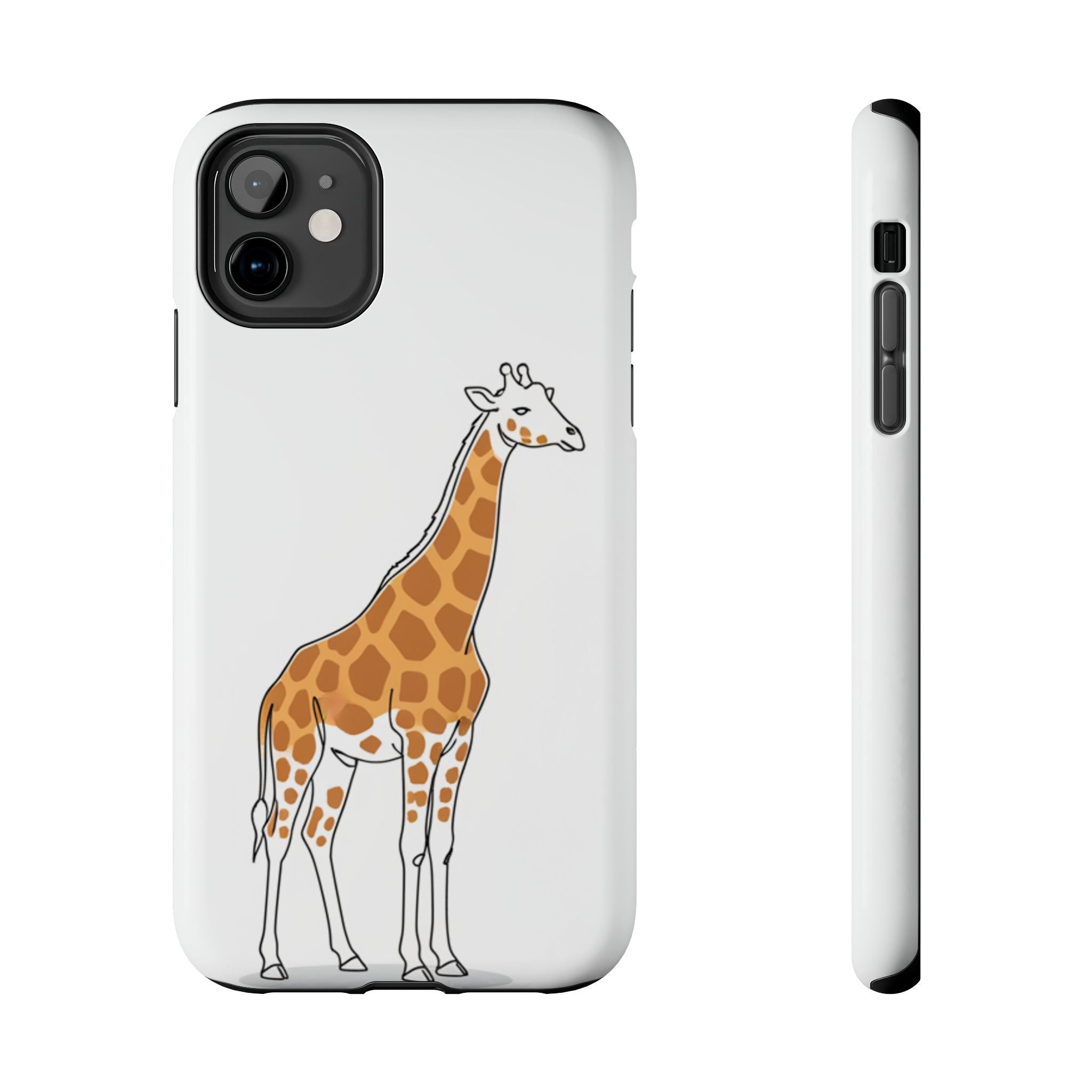 Giraffe Tough Phone Case — Cute Safari Animal Protective Cover