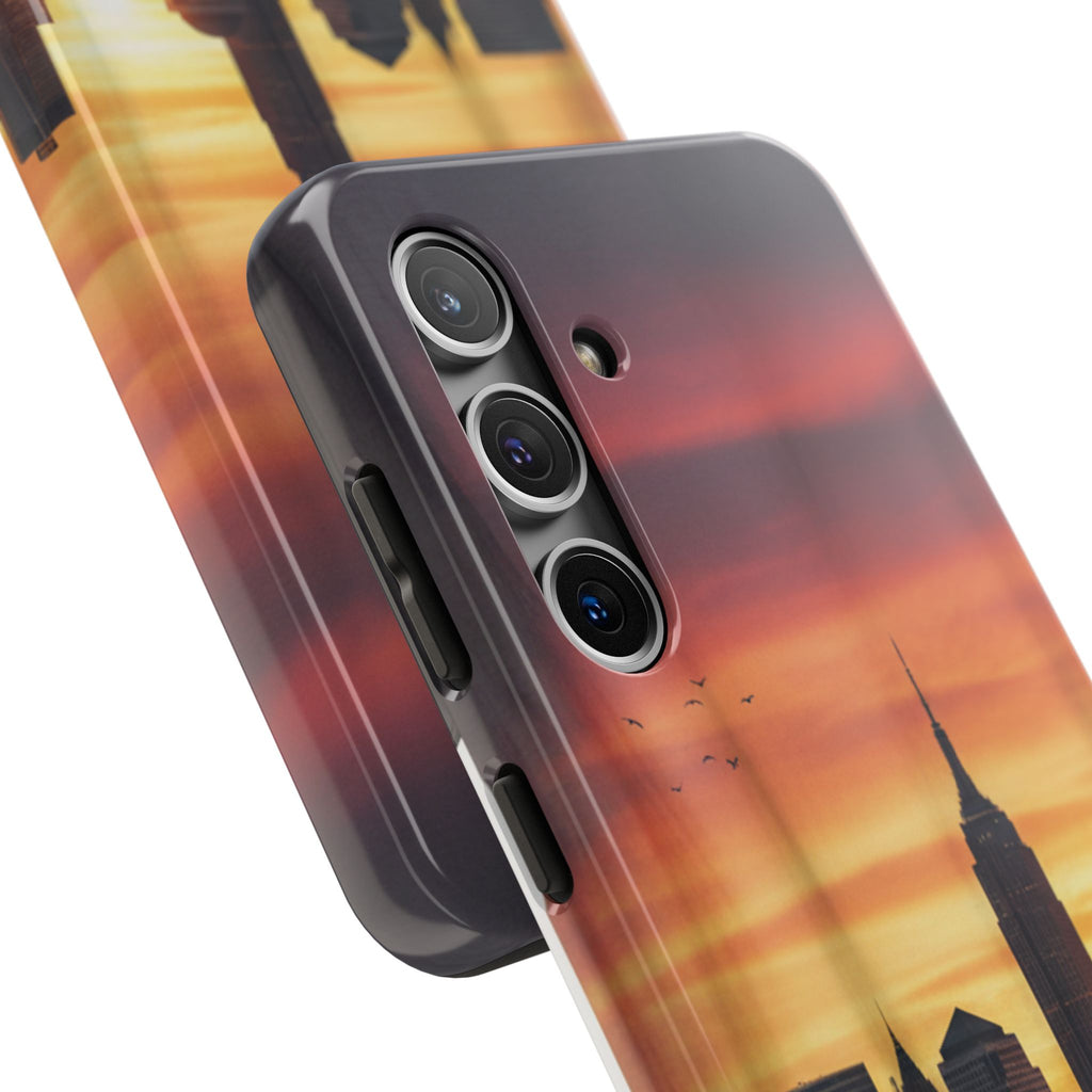Tough Phone Case — NYC Skyline Sunset Protective Cover