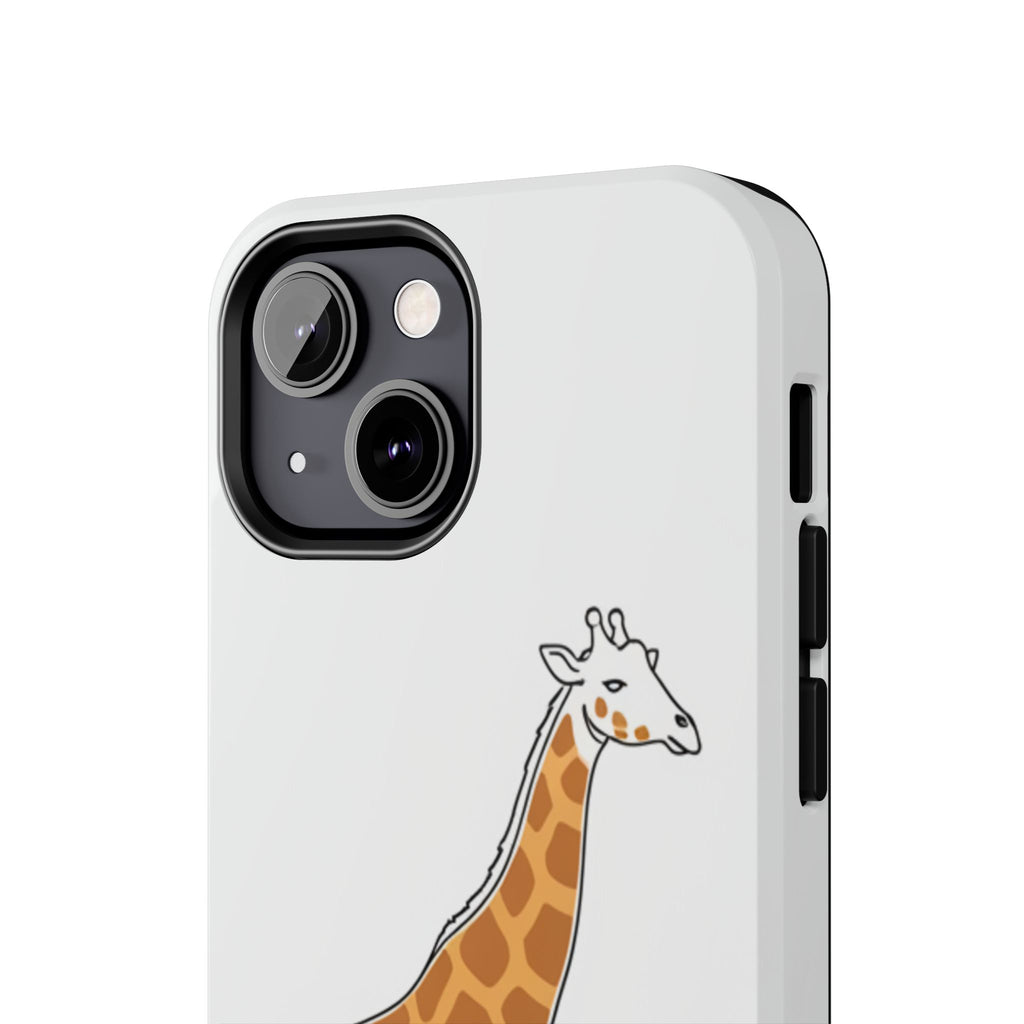 Giraffe Tough Phone Case — Cute Safari Animal Protective Cover
