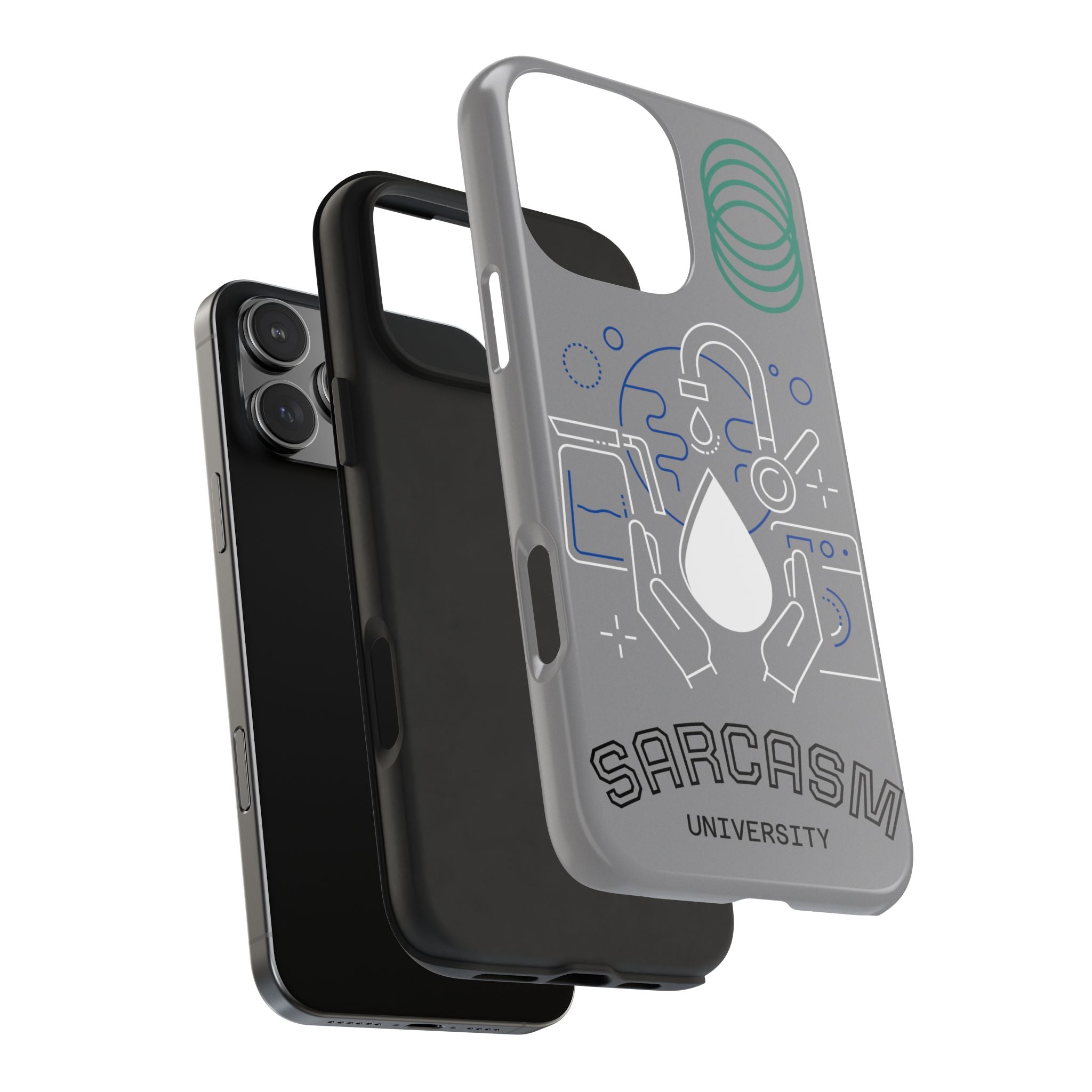 Sarcasm University Tough Phone Case — Scientific Lab Drop Design