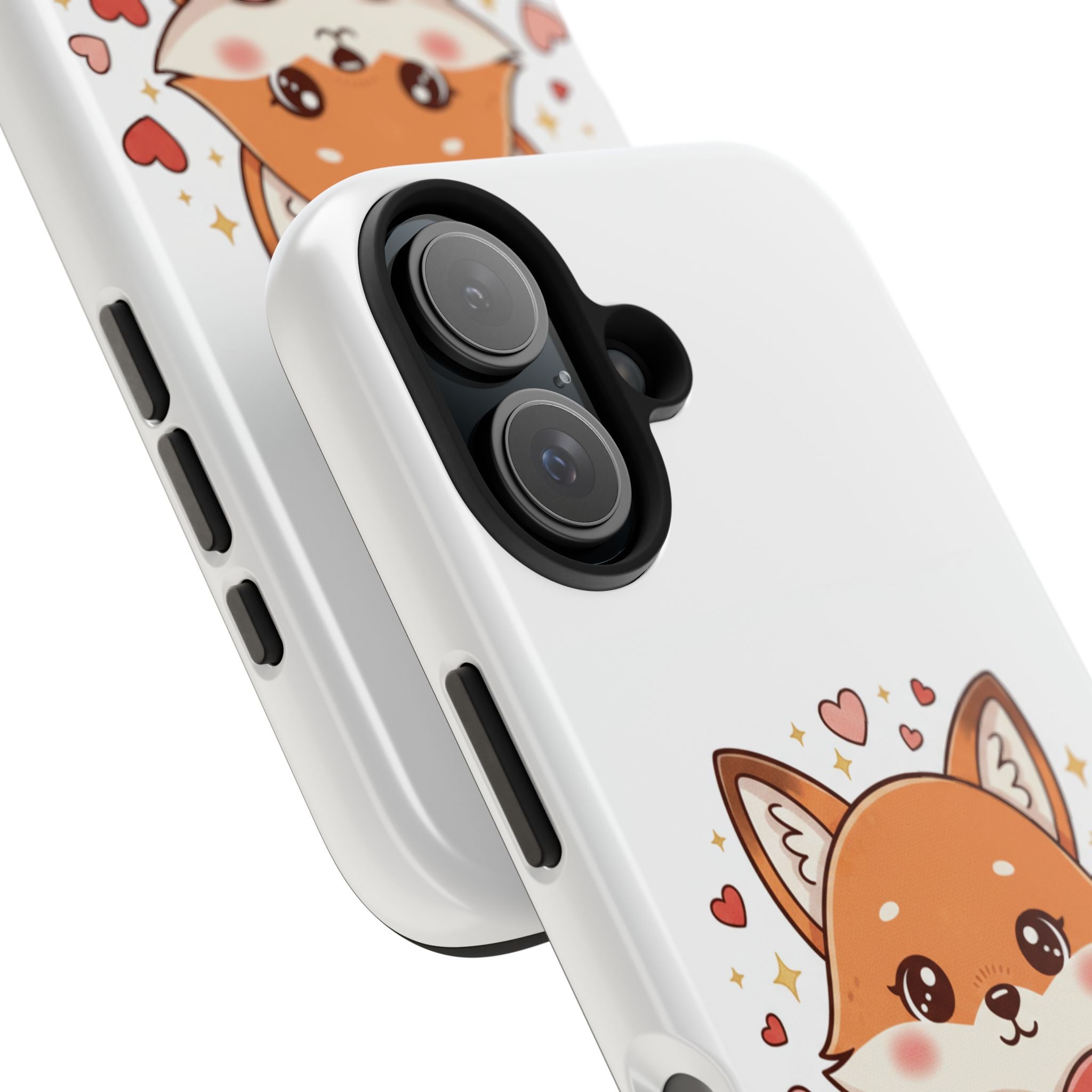 Phone Case — Cute Valentine Fox 'Be Mine' Protective Tough Case