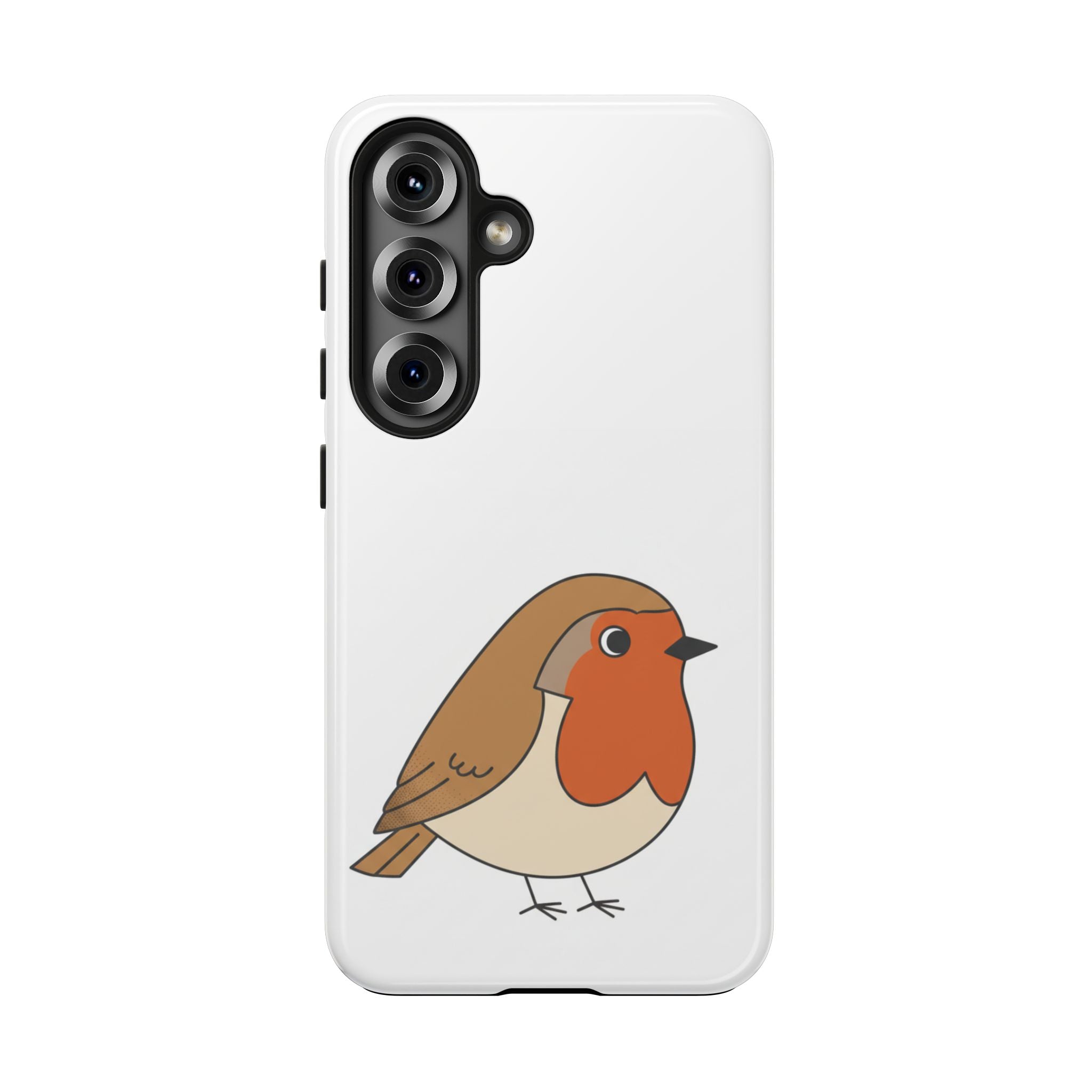 Cute Robin Tough Phone Case — Protective Bird iPhone Case