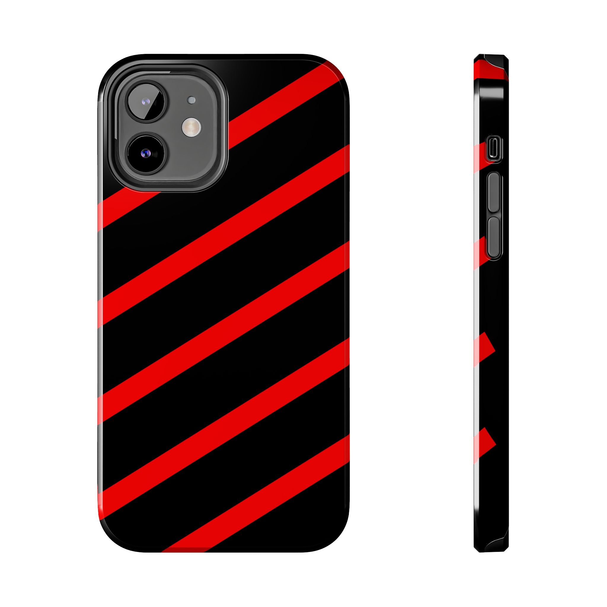 Copy of Tough Phone Case — Blue Diagonal Stripe Shockproof Cover