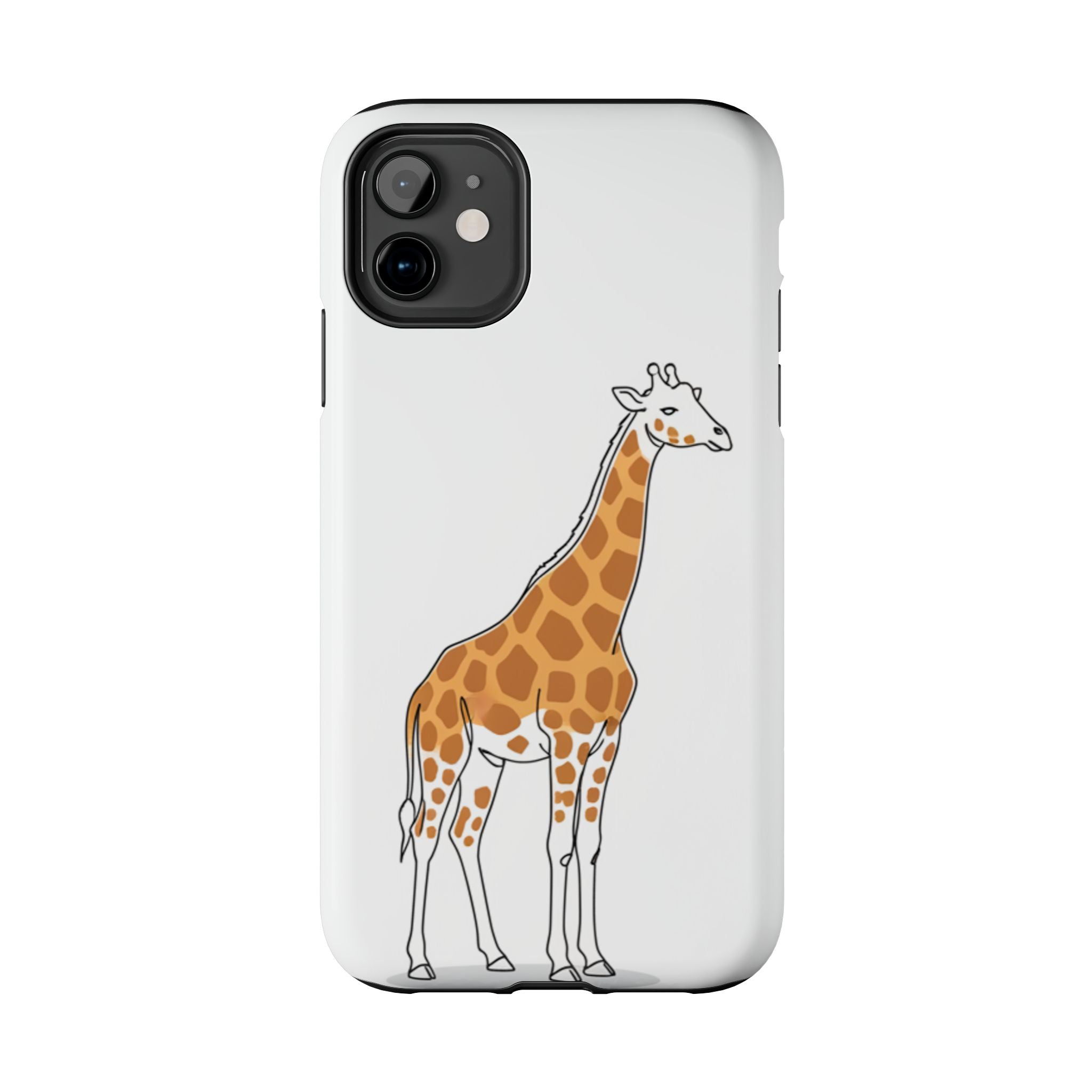 Giraffe Tough Phone Case — Cute Safari Animal Protective Cover