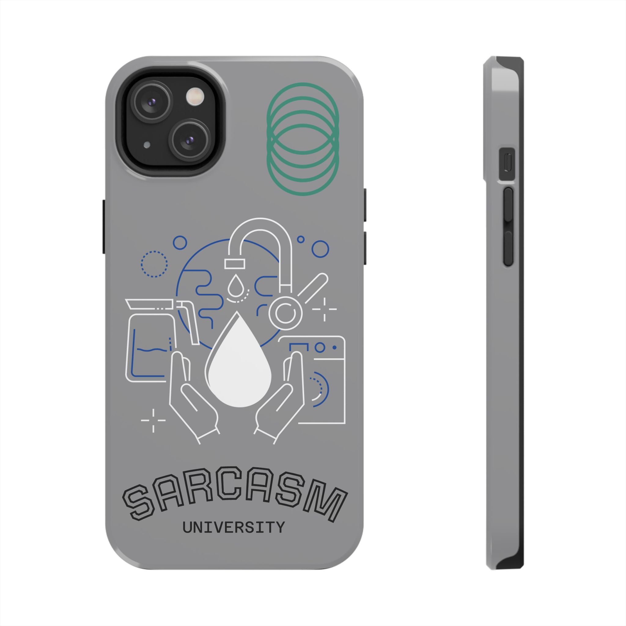 Sarcasm University Tough Phone Case — Scientific Lab Drop Design