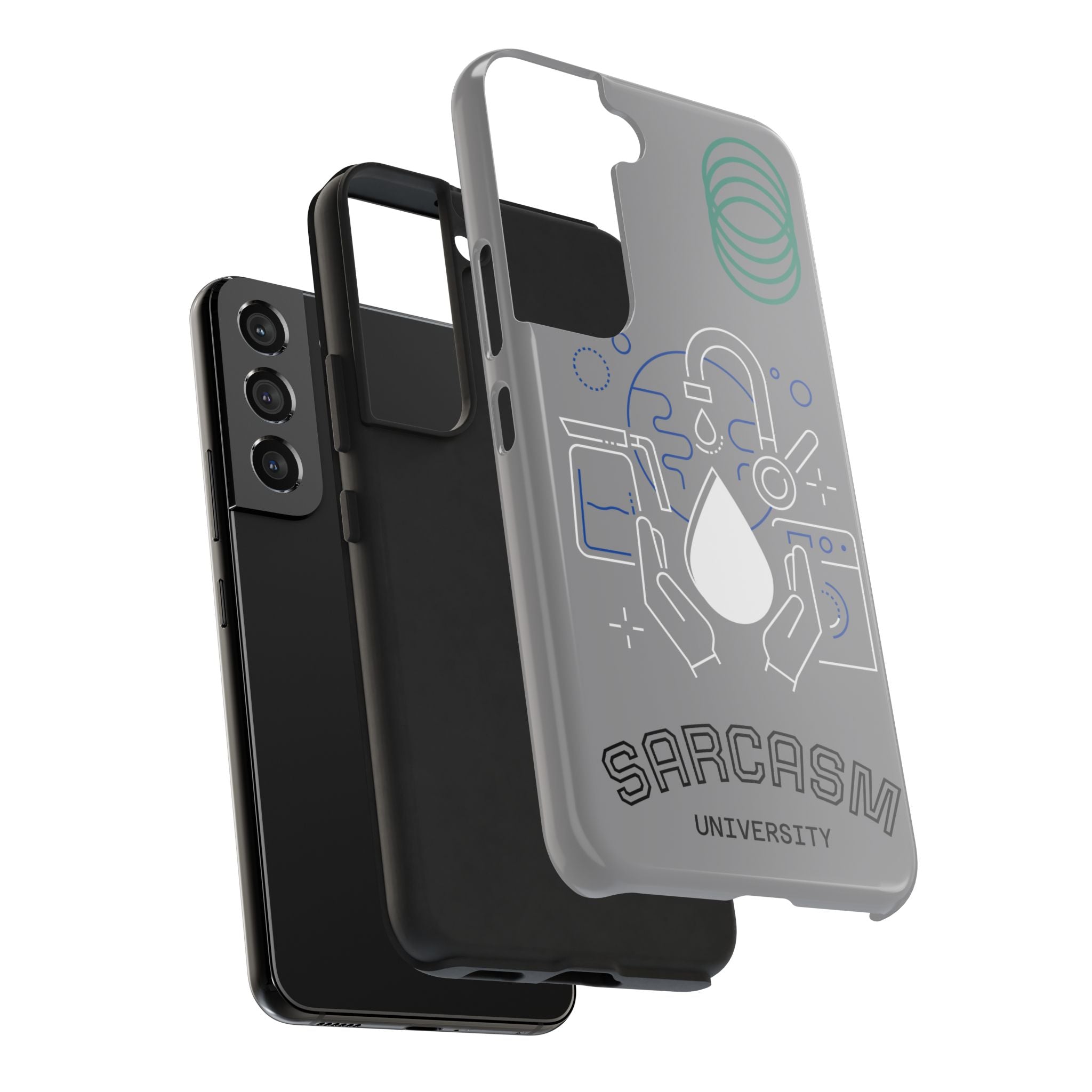 Sarcasm University Tough Phone Case — Scientific Lab Drop Design