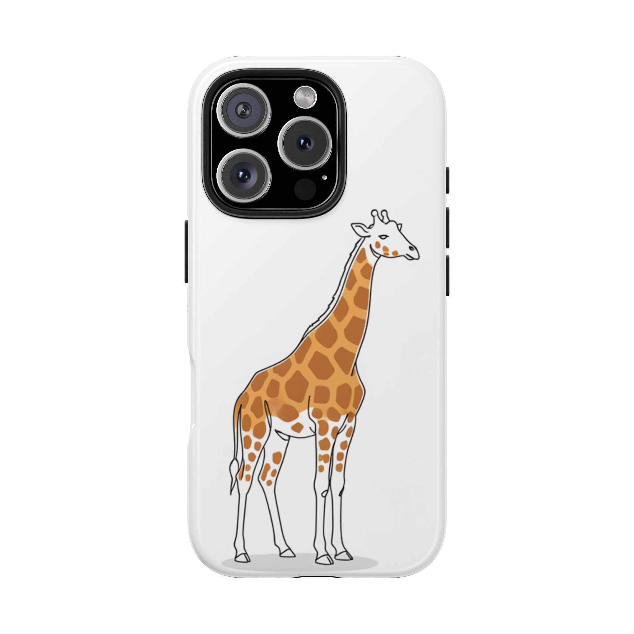 Giraffe Tough Phone Case — Cute Safari Animal Protective Cover