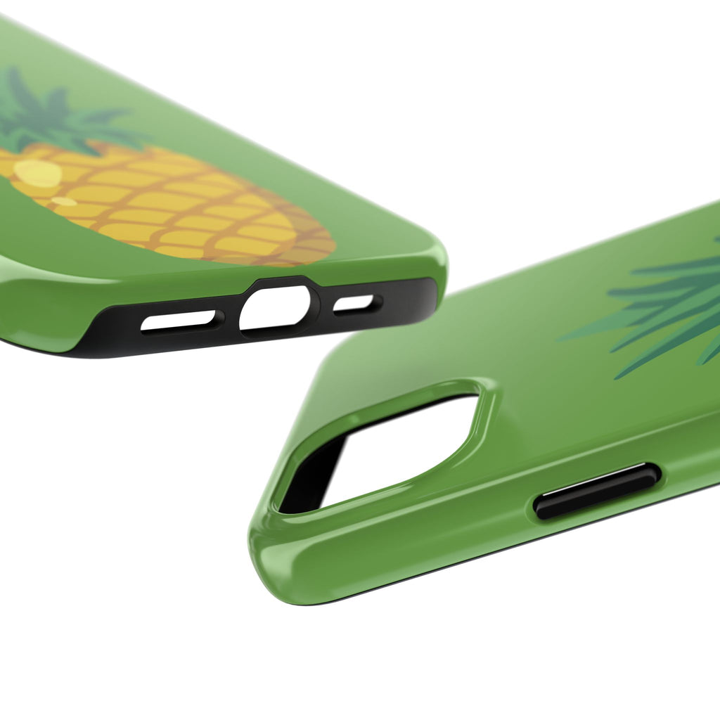 Pineapple Tough Phone Case — Tropical Green Protective Phone Cover