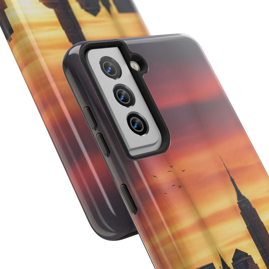 Tough Phone Case — NYC Skyline Sunset Protective Cover