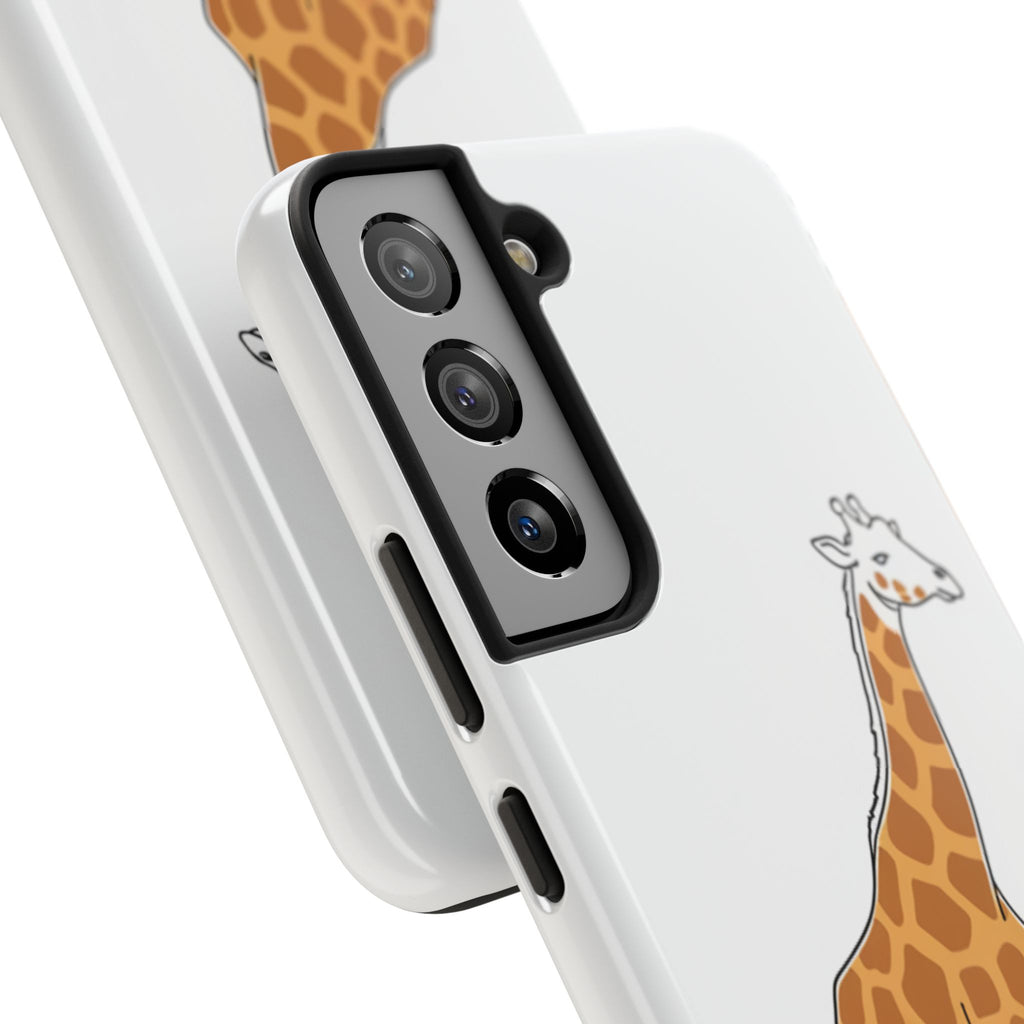 Giraffe Tough Phone Case — Cute Safari Animal Protective Cover
