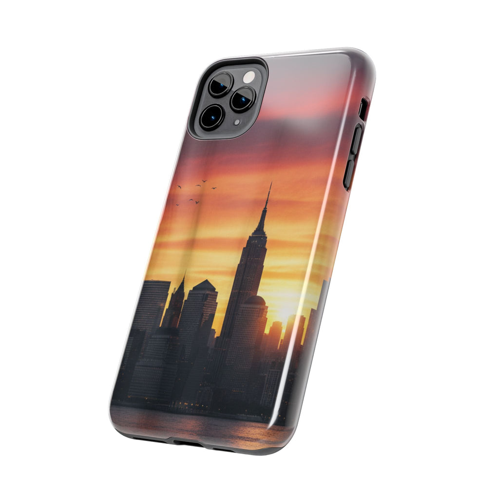 Tough Phone Case — NYC Skyline Sunset Protective Cover