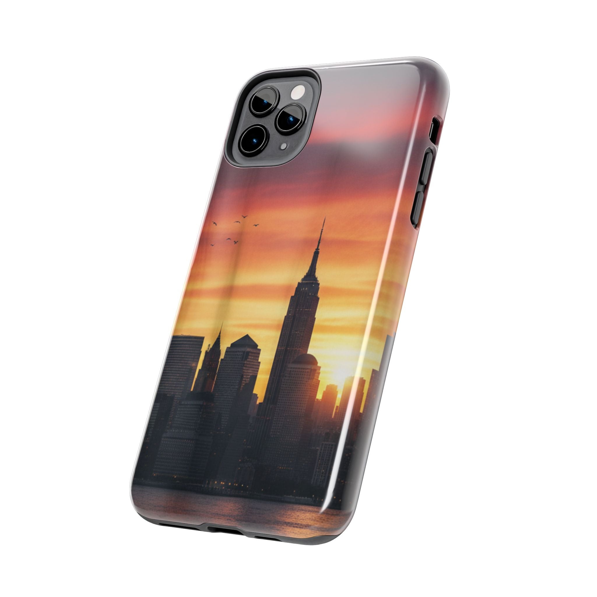 Tough Phone Case — NYC Skyline Sunset Protective Cover
