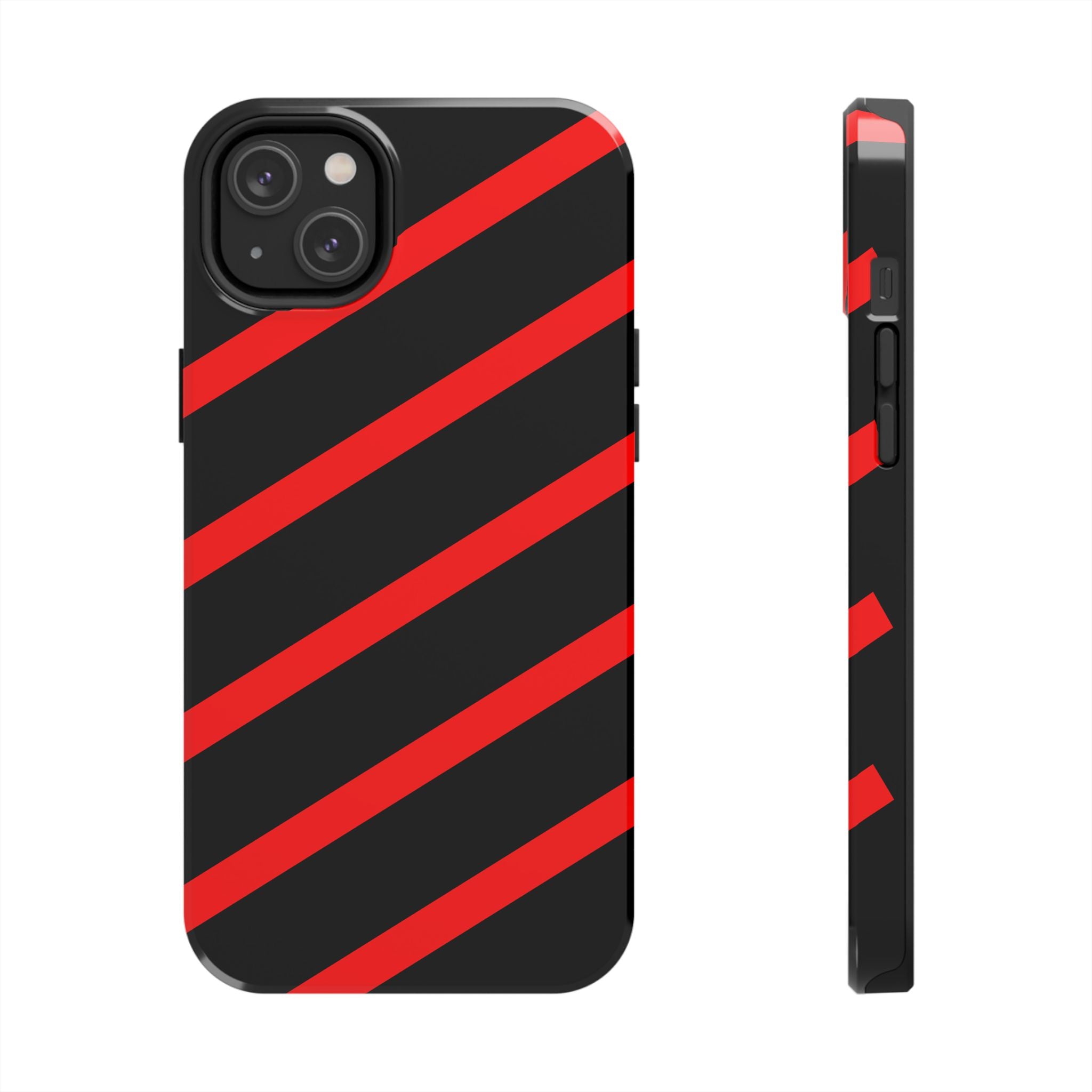 Copy of Tough Phone Case — Blue Diagonal Stripe Shockproof Cover