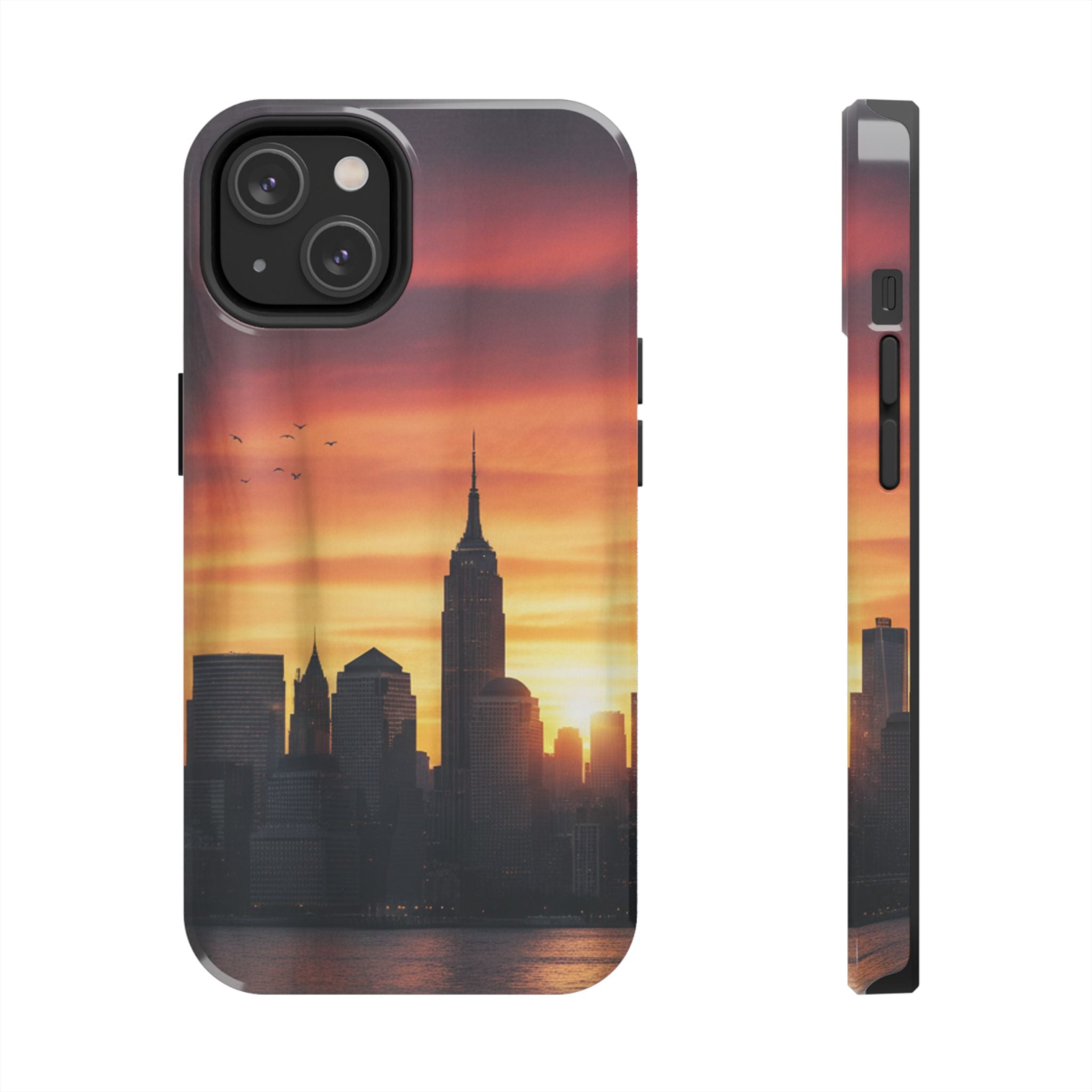 Tough Phone Case — NYC Skyline Sunset Protective Cover