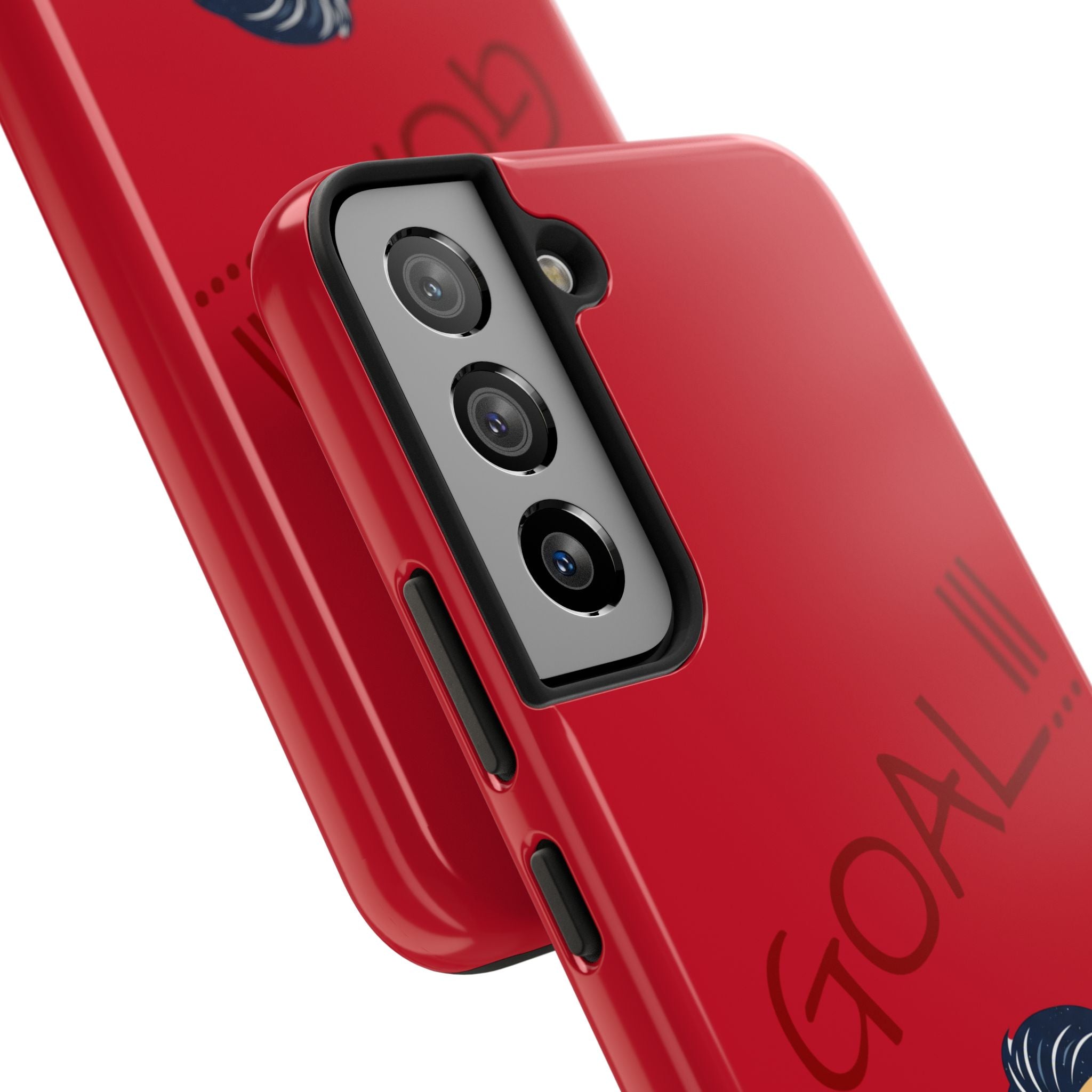 Phone Case — 'GOAL!!!' Cartoon Soccer Player Tough Protective Case