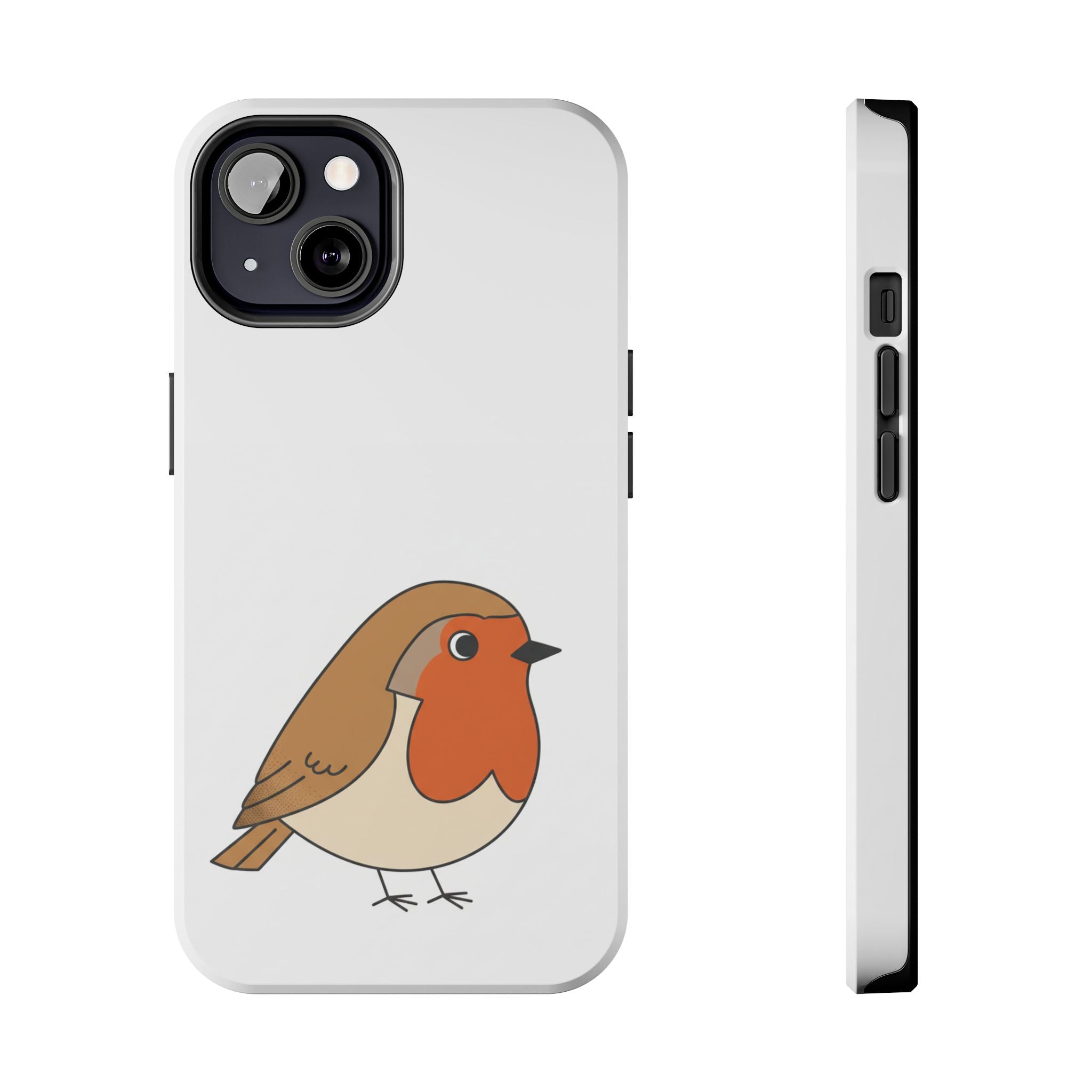 Cute Robin Tough Phone Case — Protective Bird iPhone Case