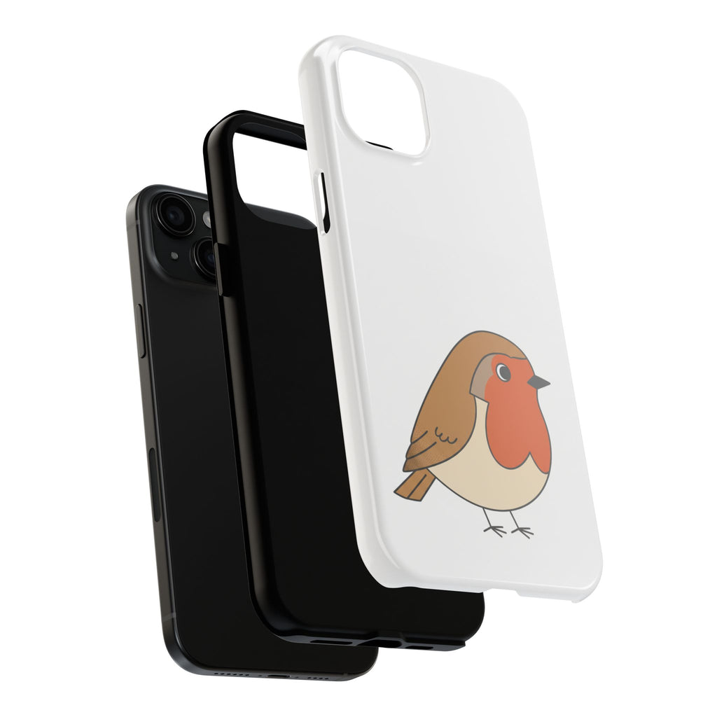 Cute Robin Tough Phone Case — Protective Bird iPhone Case