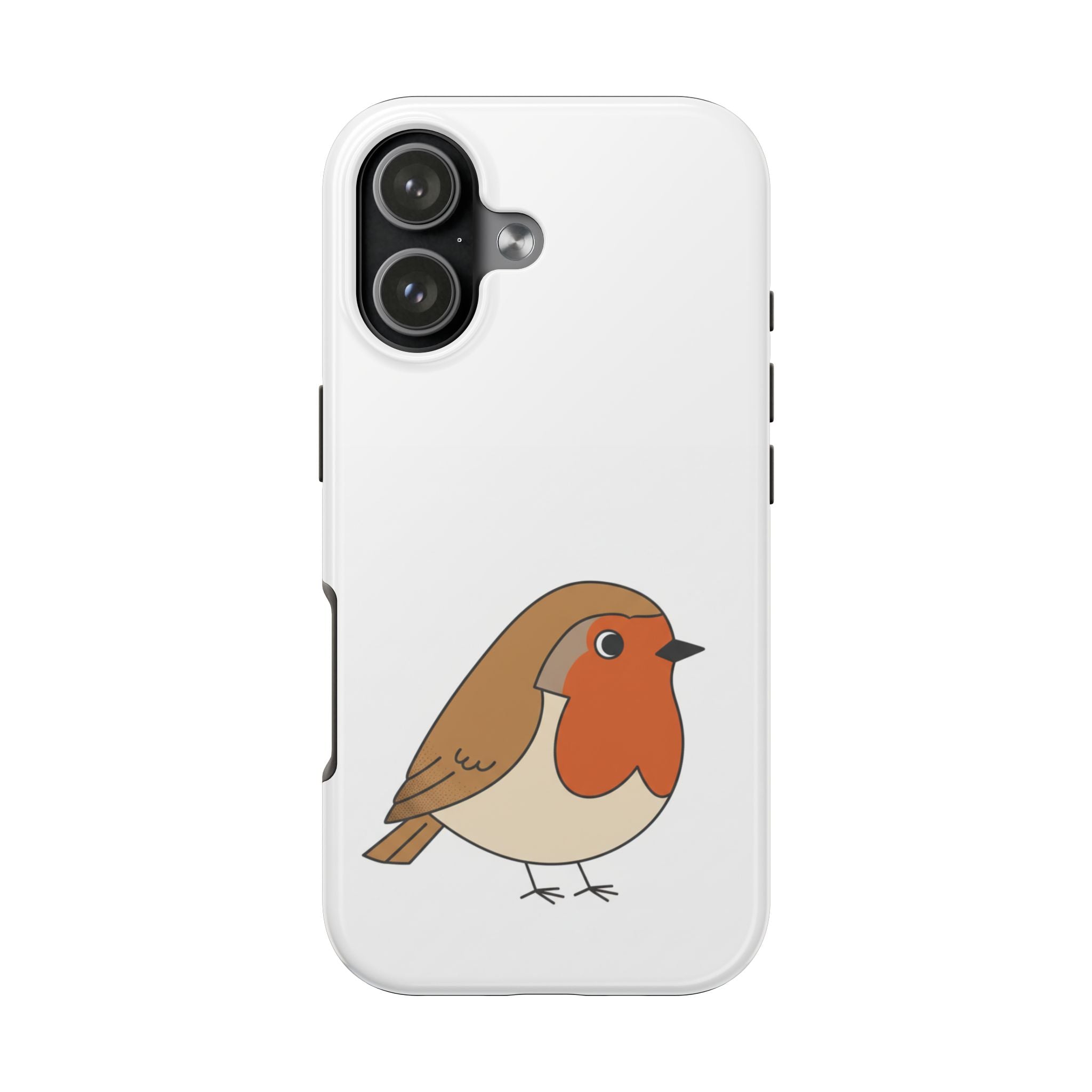 Cute Robin Tough Phone Case — Protective Bird iPhone Case