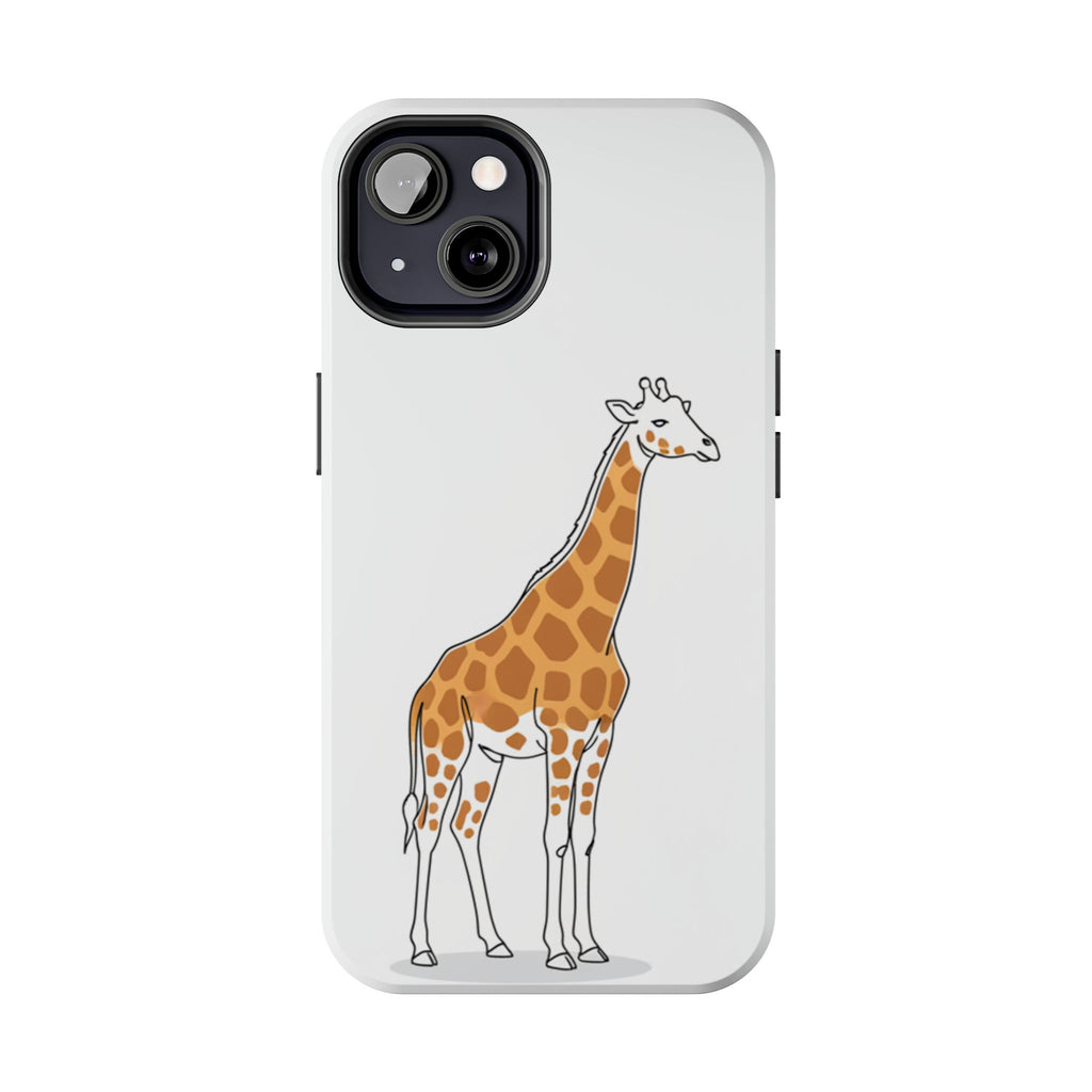 Giraffe Tough Phone Case — Cute Safari Animal Protective Cover