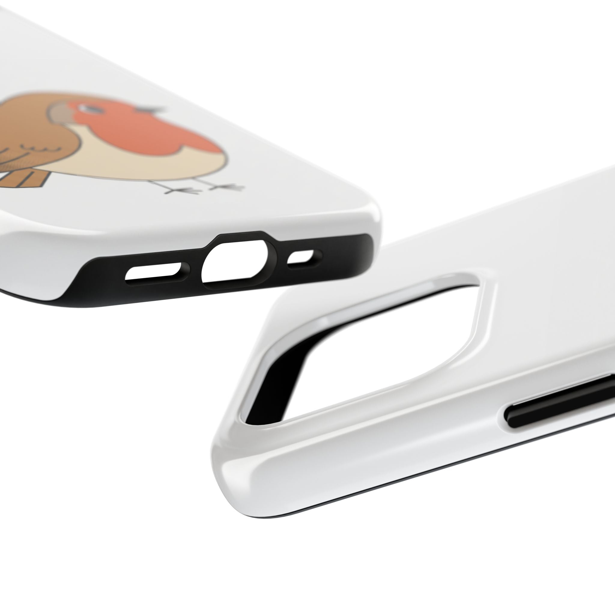 Cute Robin Tough Phone Case — Protective Bird iPhone Case