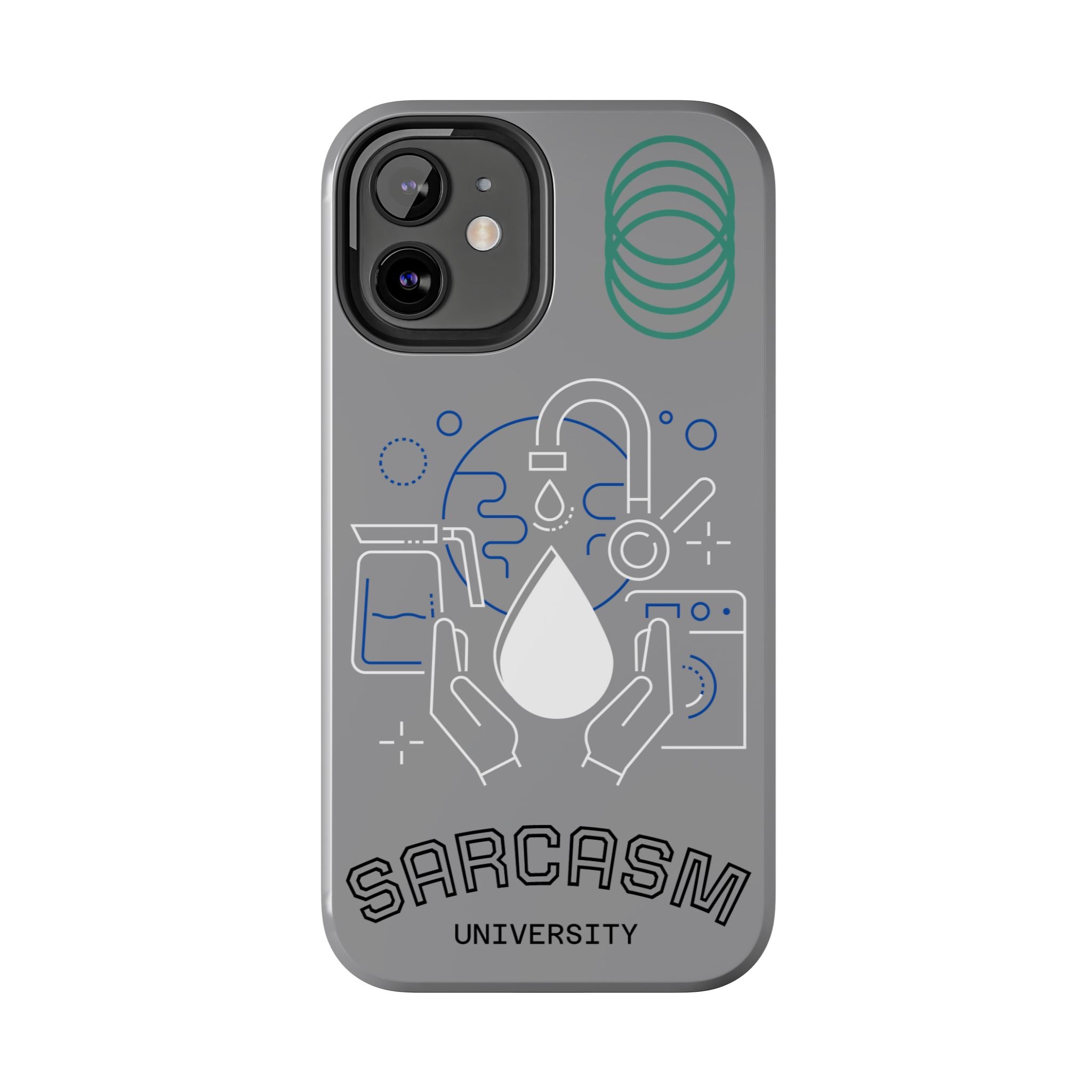 Sarcasm University Tough Phone Case — Scientific Lab Drop Design
