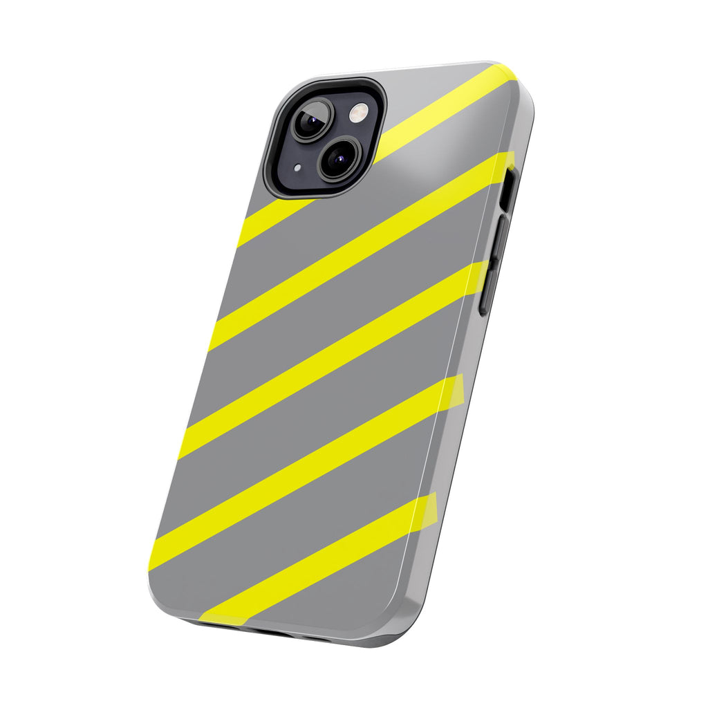 Copy of Tough Phone Case — Blue Diagonal Stripe Shockproof Cover