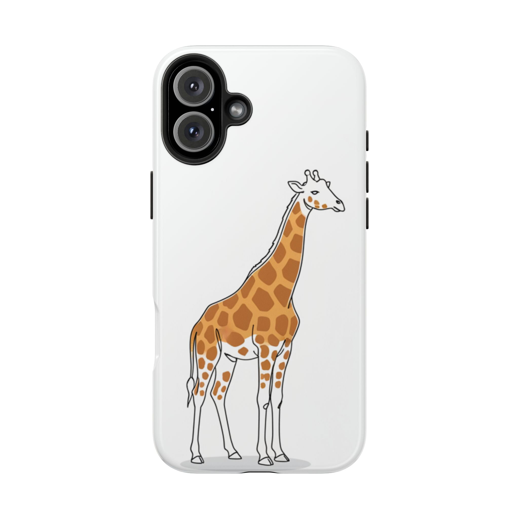 Giraffe Tough Phone Case — Cute Safari Animal Protective Cover