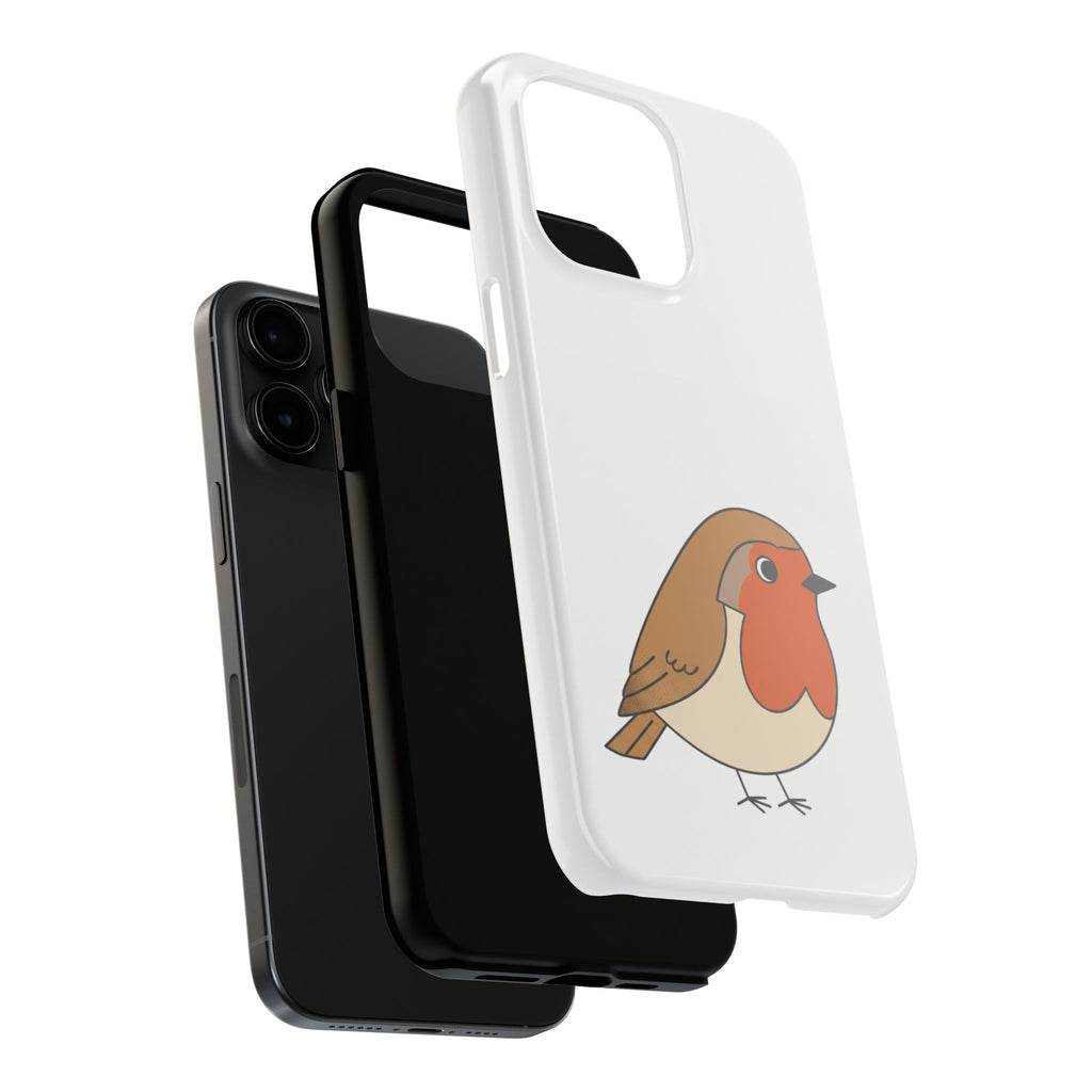 Cute Robin Tough Phone Case — Protective Bird iPhone Case